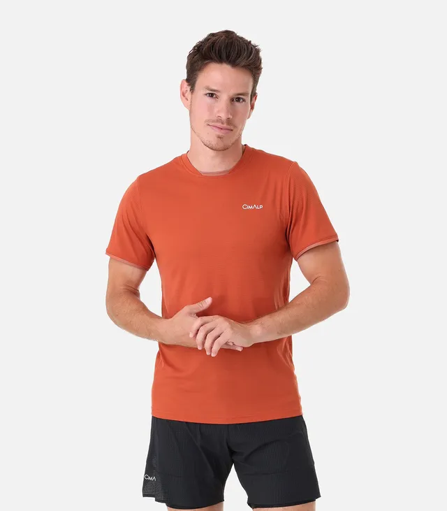 cimalp-bauges-3-h-t-shirt-trail-homme-rouge-respirant-s-chage-rapide image 1