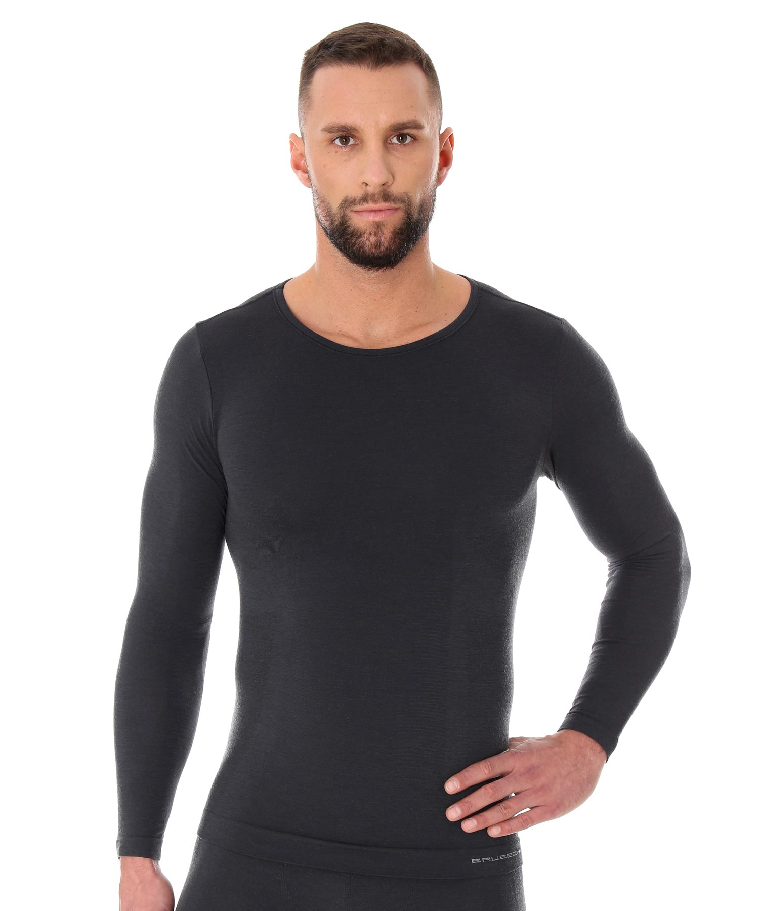 brubeck-comfort-wool-homme-haut-manches-longues-m-rinos-thermique image 4