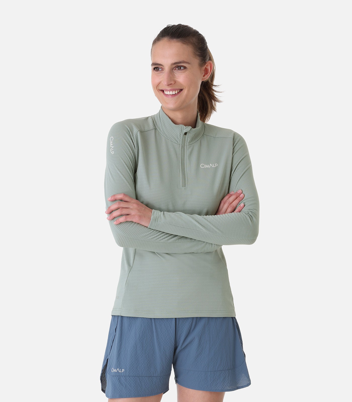 cimalp-toulau-f-veste-polaire-femme-vert-amande-respirante image 7