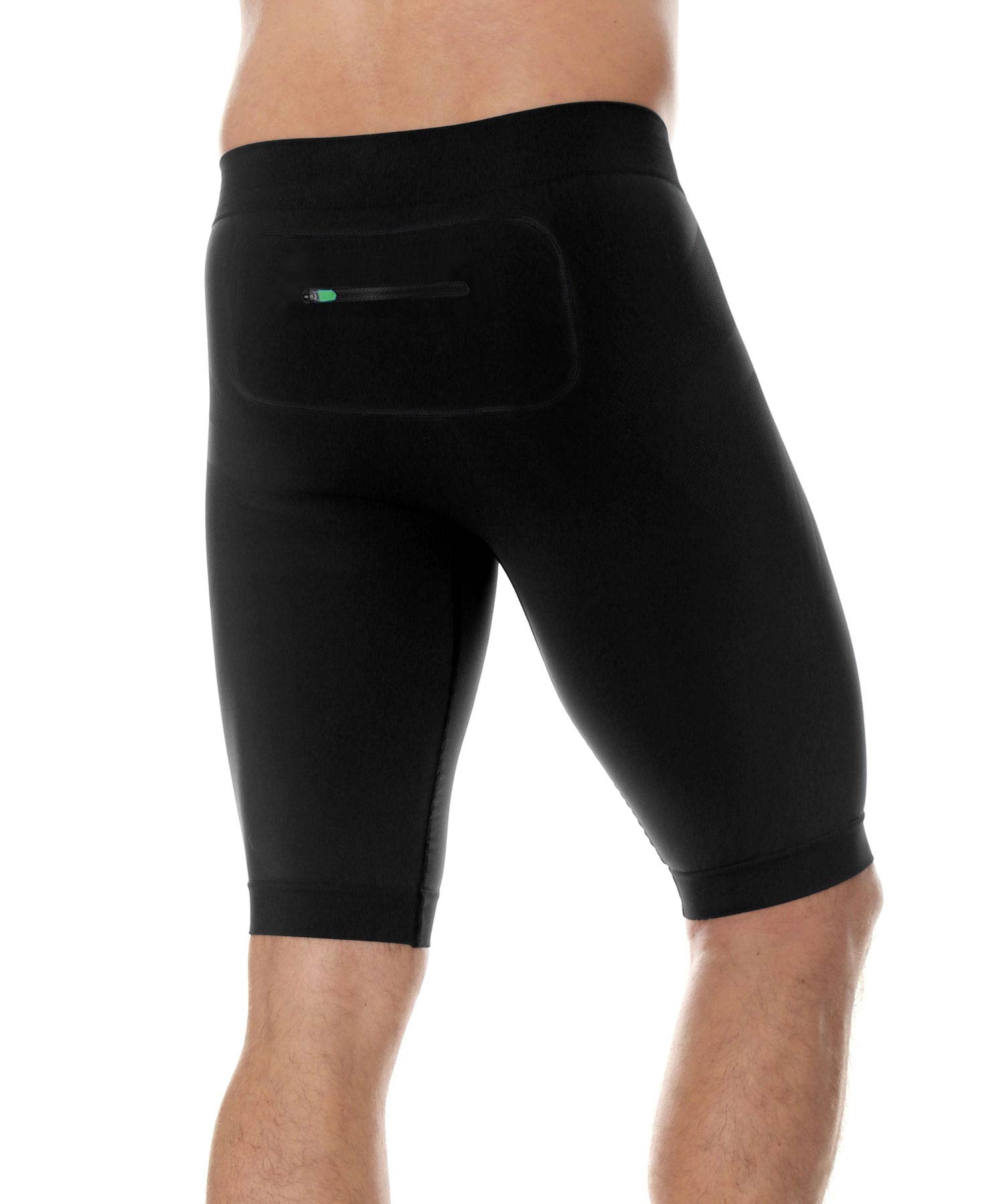 brubeck-athletic-running-force-short-homme-noir-poche image 4