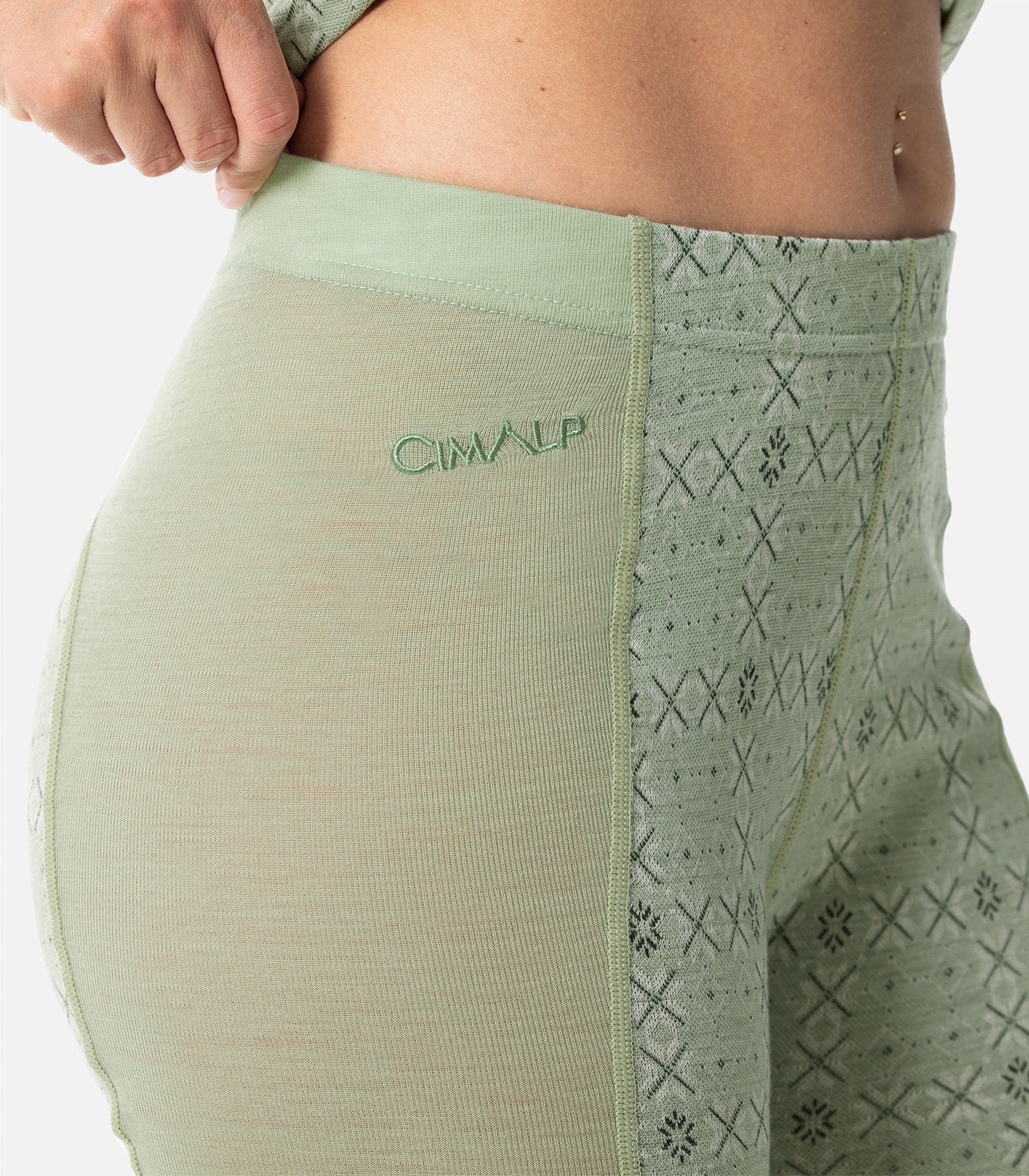 cimalp-wool-pant-f-collant-thermique-femme-gris image 5