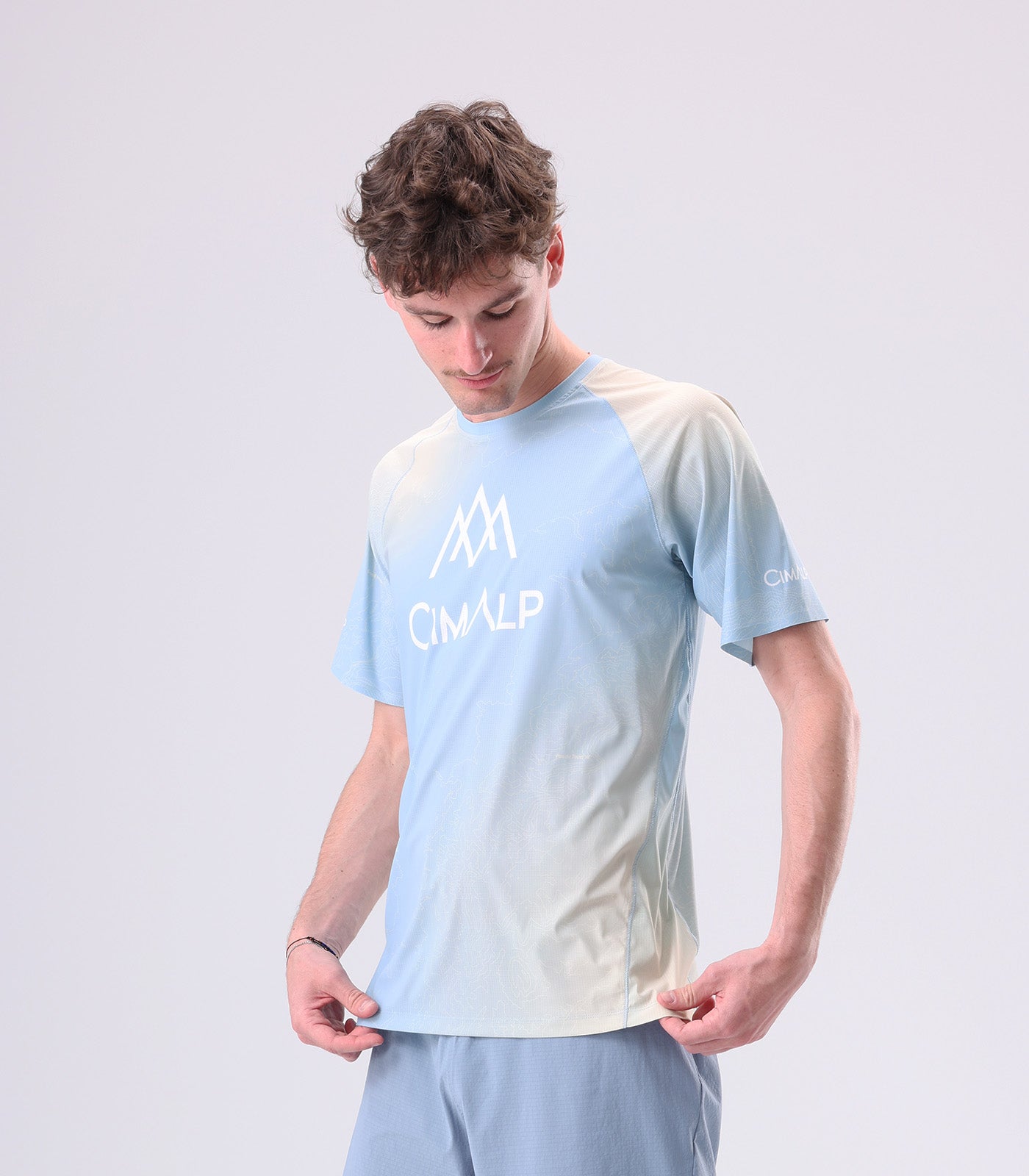 cimalp-team-4-h-t-shirt-trail-homme-bleu-gris-respirant image 5