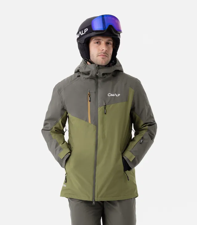 cimalp-caron-h-veste-ski-homme-kaki-freeride-membrane image 1