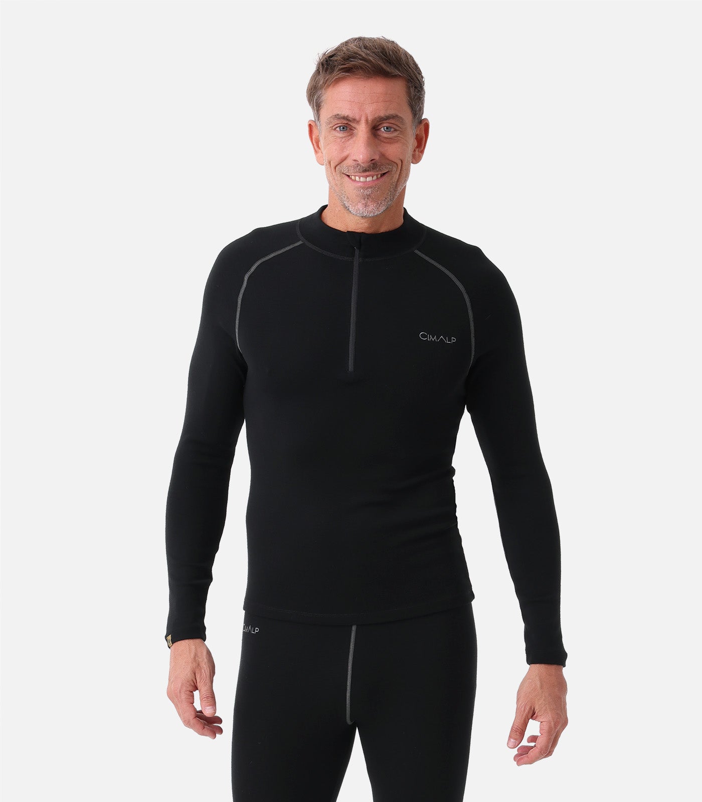 cimalp-wool-zip-200-h-sous-v-tement-homme-noir-m-rinos image 6