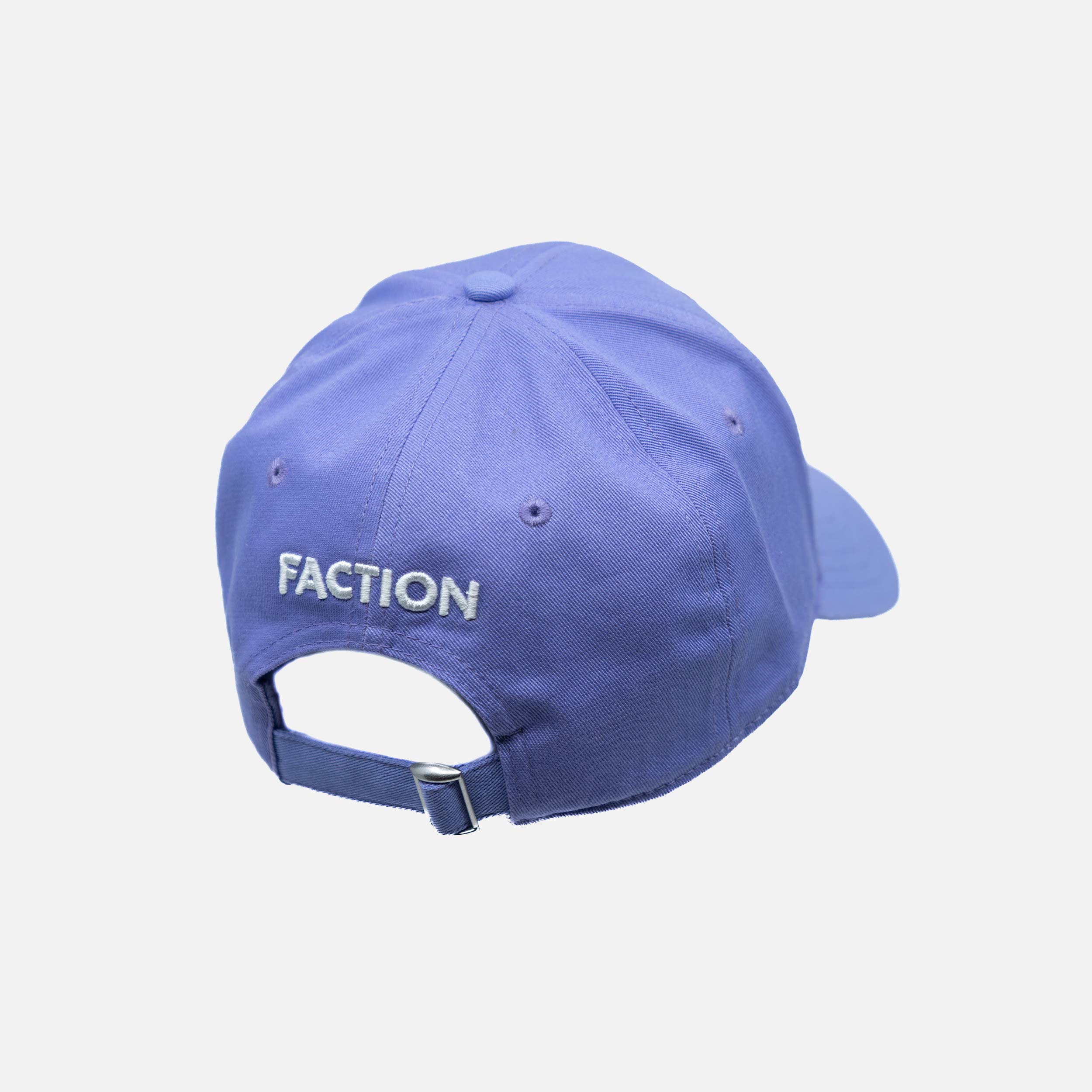 faction-dad-hat-casquette-coton-violet-logo-brod image 2