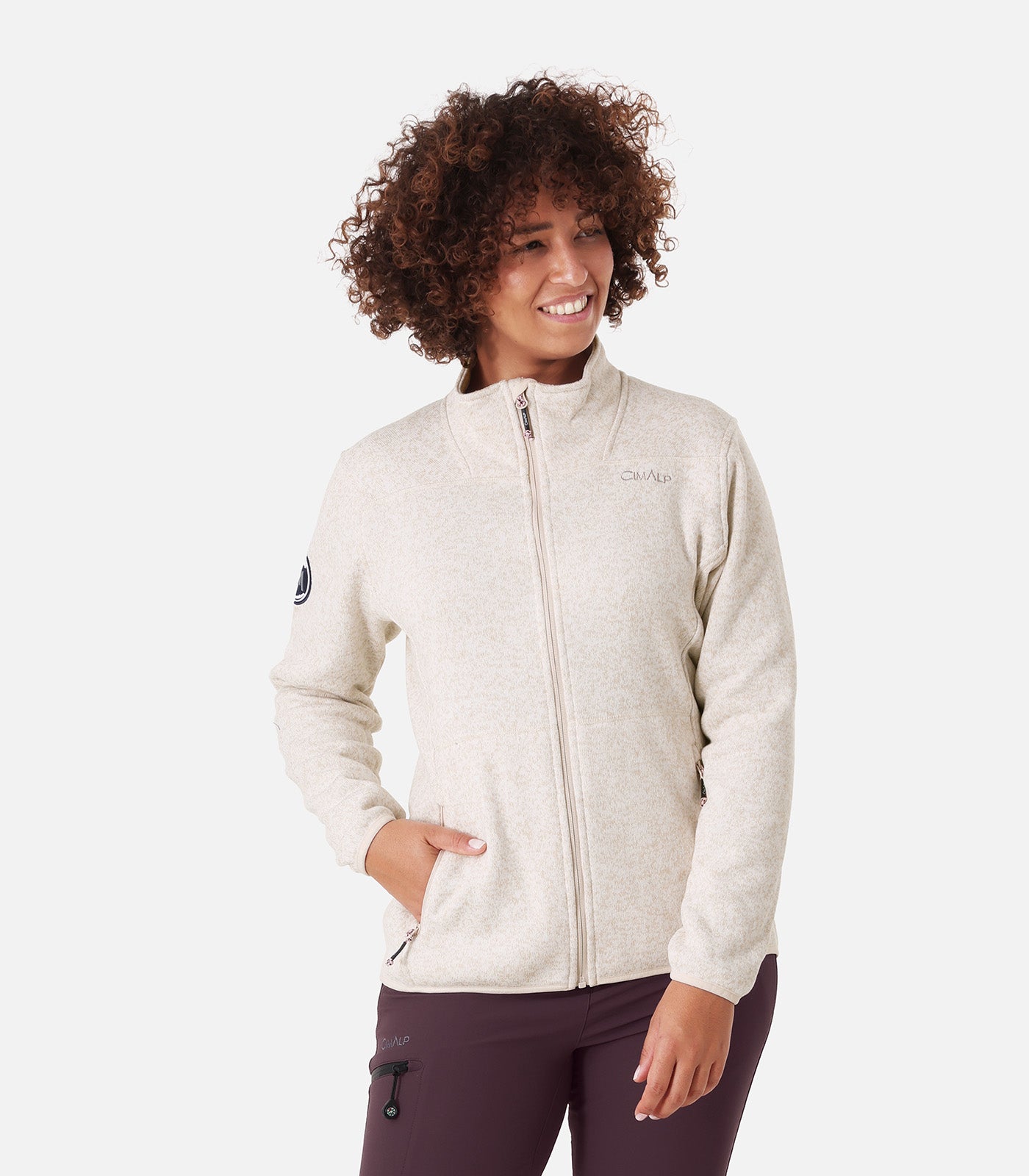 cimalp-rousset-4-f-polaire-femme-prune-recycl-e image 7
