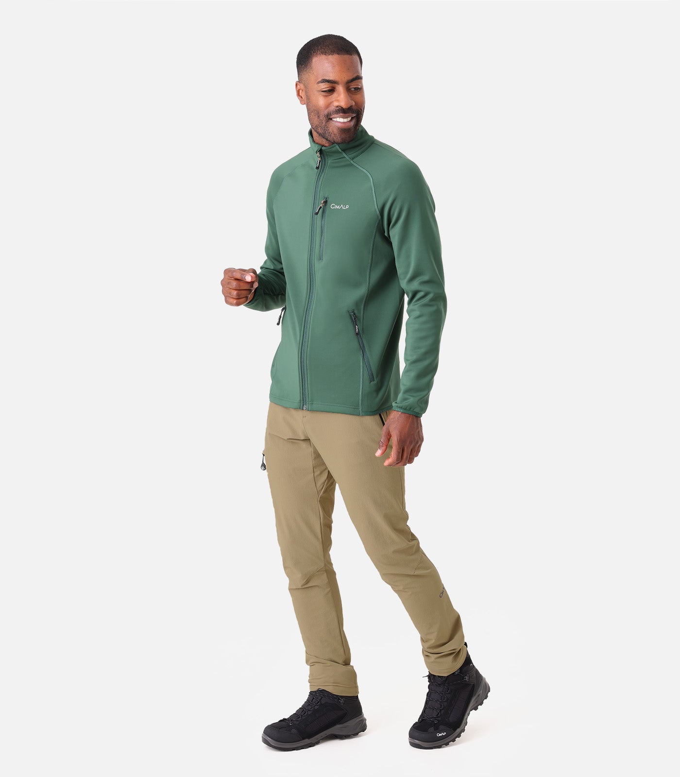 cimalp-warmit-6-h-veste-polaire-homme-coupe-vent-sapin image 3