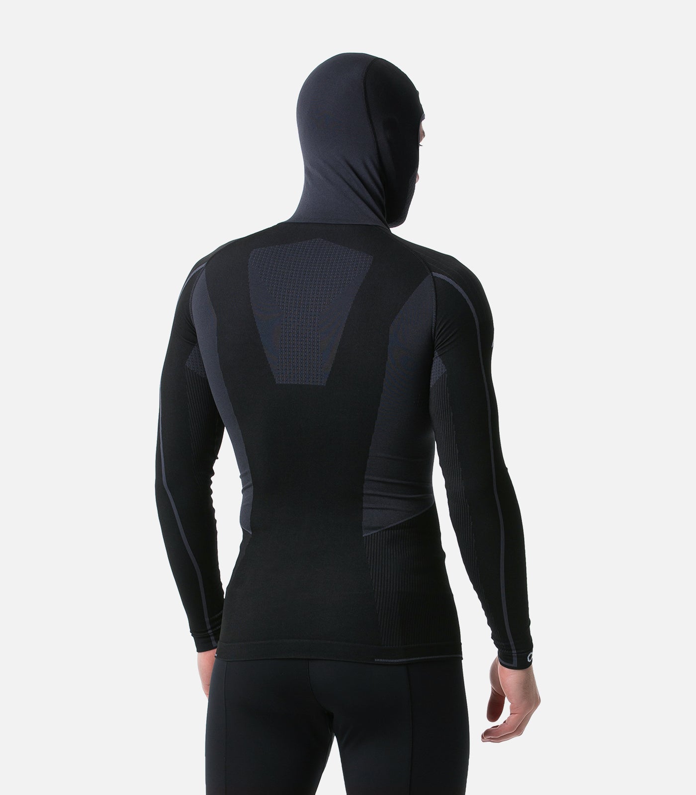 cimalp-seamless-hoodie-top-sous-v-tement-thermique-noir-capuche image 4