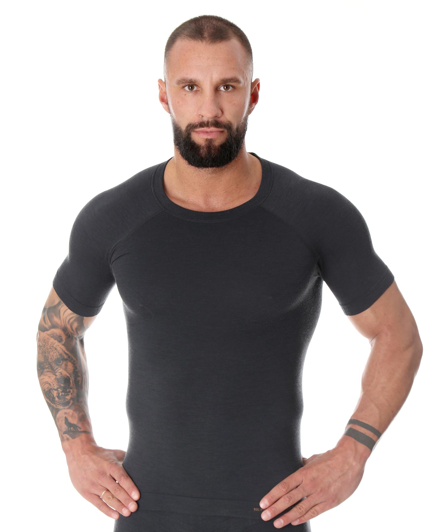 brubeck-active-wool-t-shirt-merino-homme-manche-courte image 7