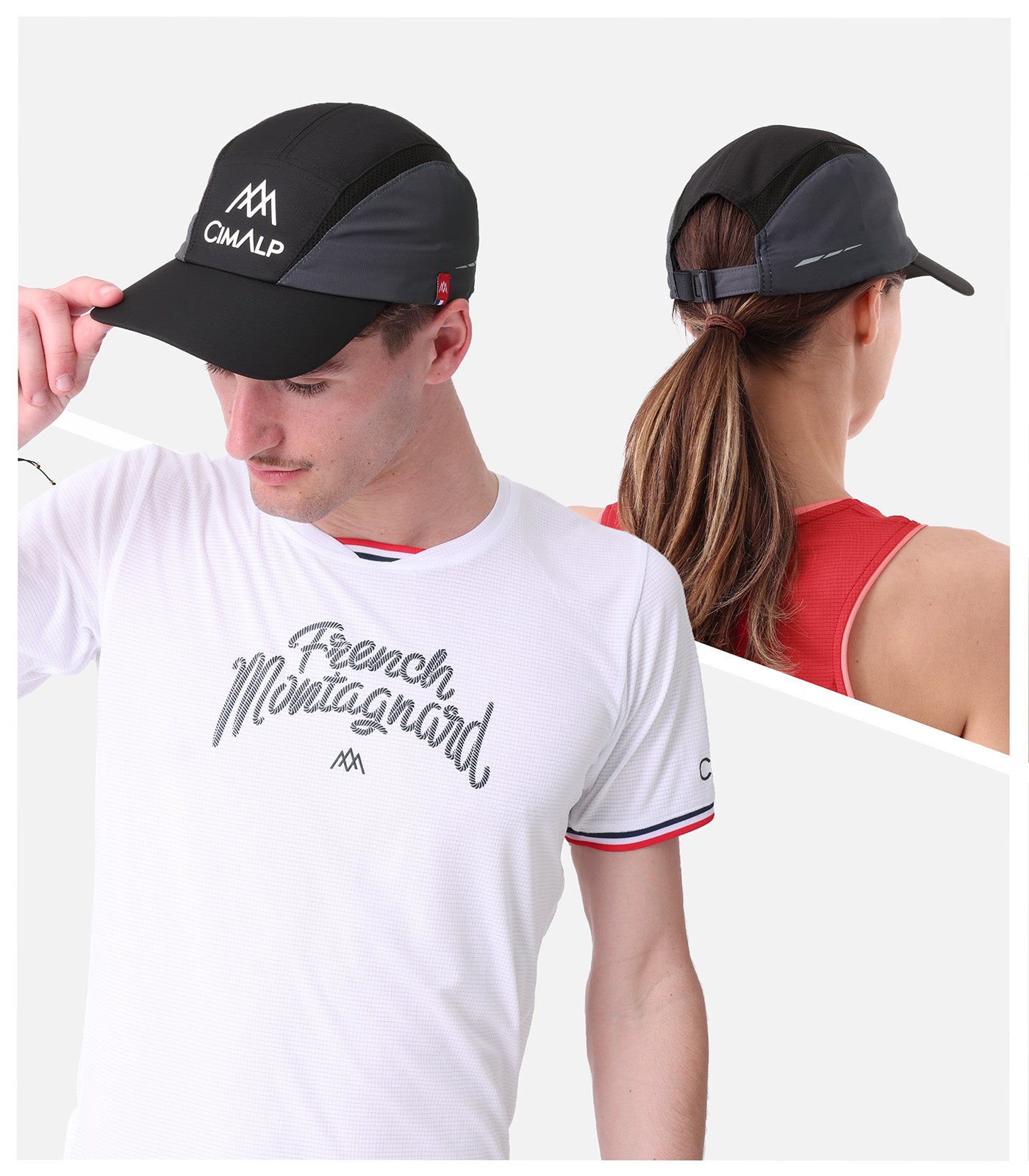 cimalp-trail-cap-2-casquette-trail-bleu-gris-taille-u image 2