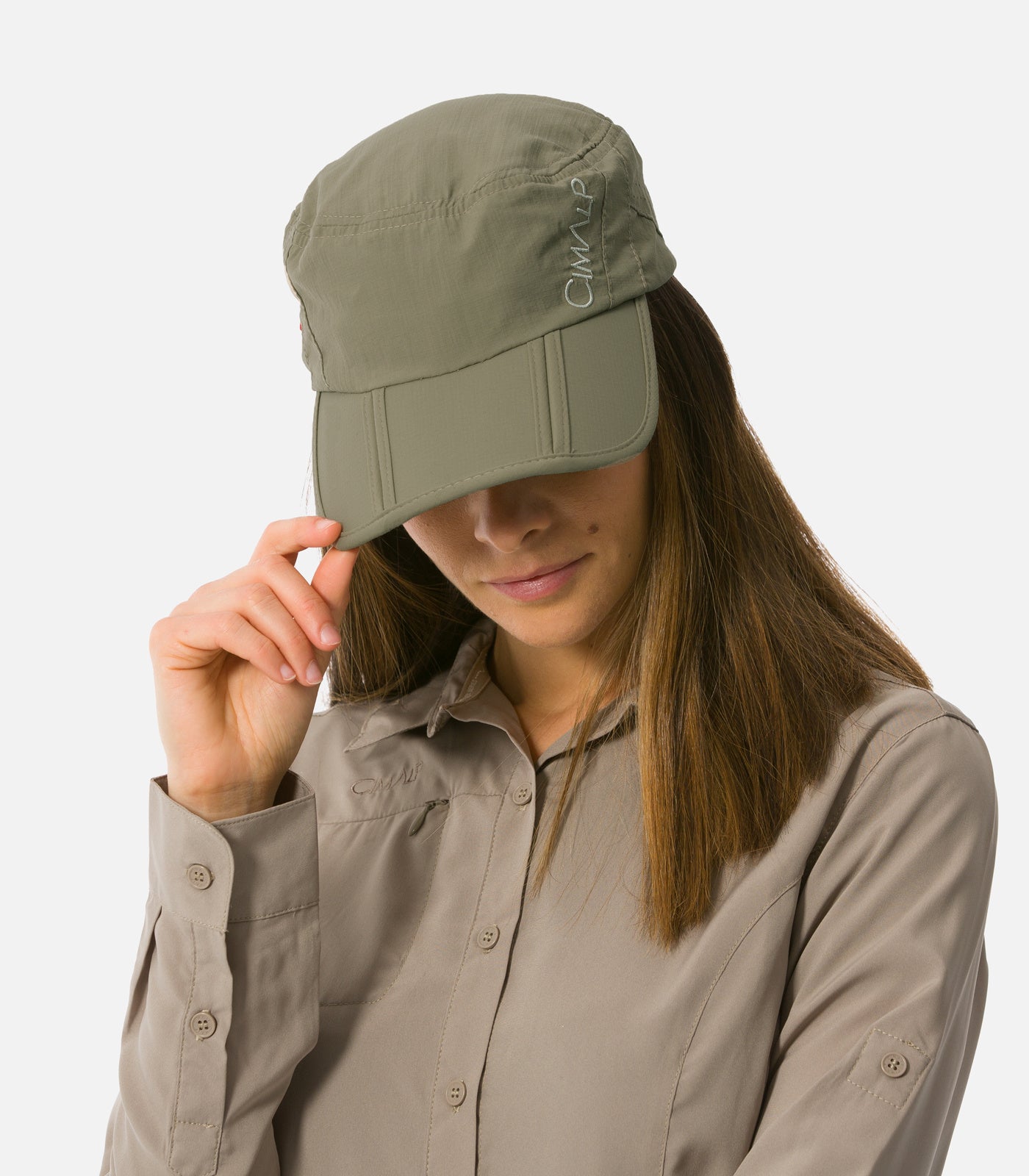 cimalp-fold-casquette-randonn-e-kaki-anti-moustiques-upf-40 image 7
