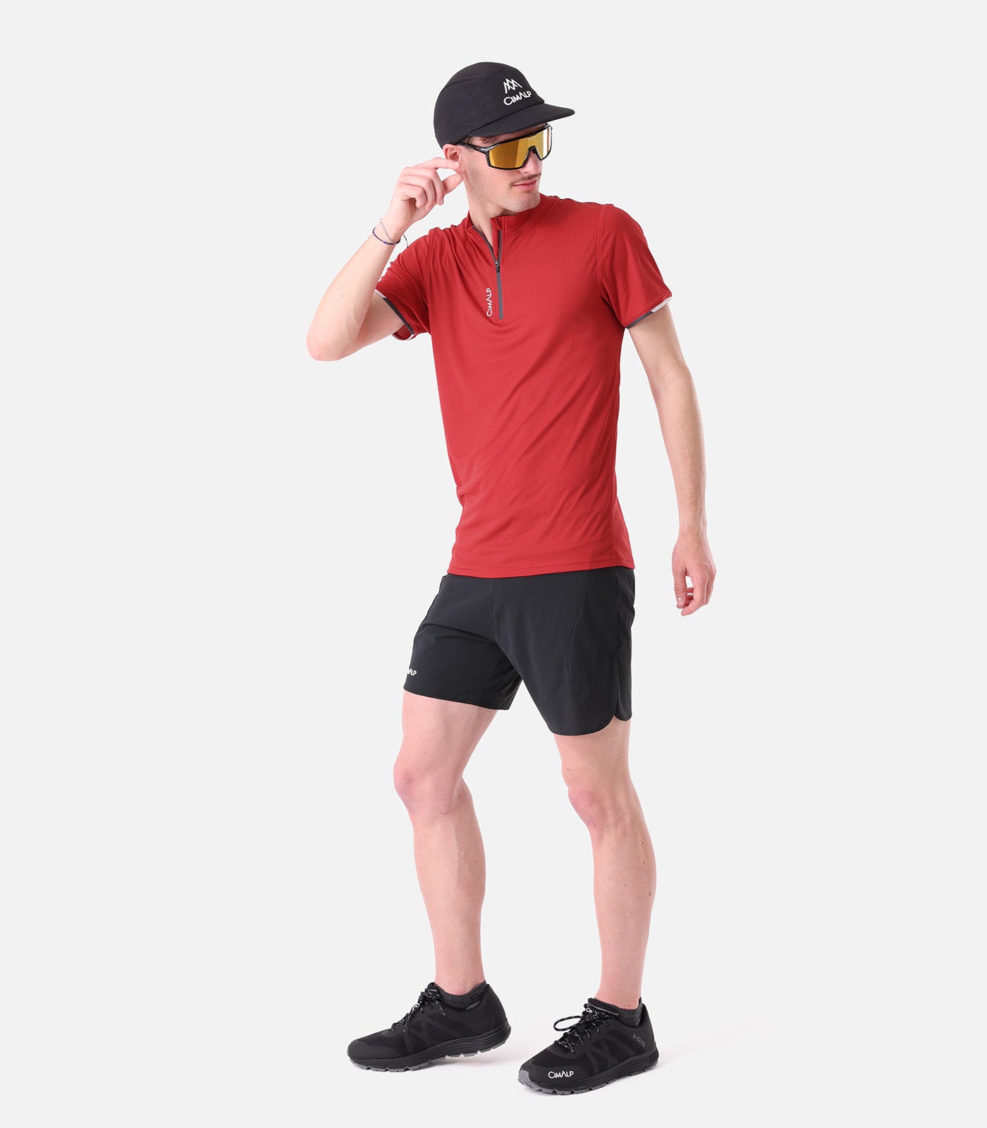 cimalp-faraut-2-h-t-shirt-trail-homme-marine-demi-zip image 7