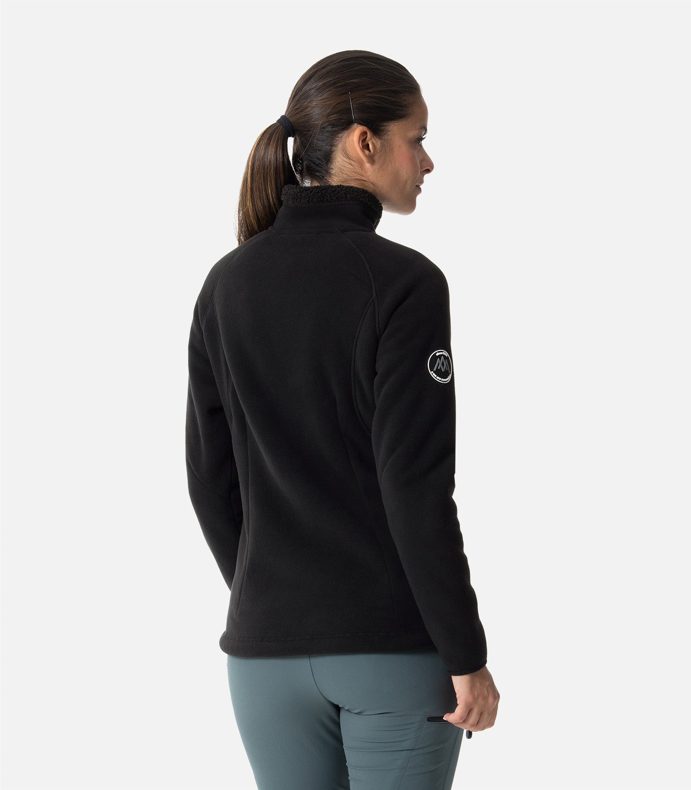 cimalp-norv-ge-6-f-polaire-femme-vert-fonc-chaude image 4