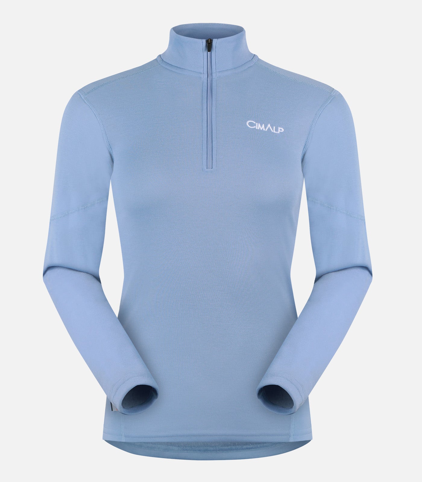 cimalp-x-warm-zip-4-f-sous-v-tement-thermique-femme-noir image 8