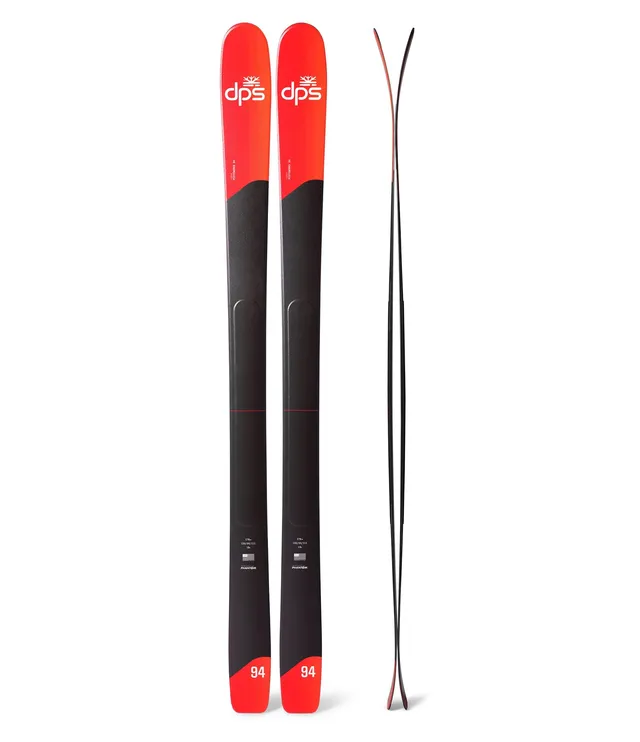 dps-pisteworks-94-ski-piste-178cm-noir-papaya image 1