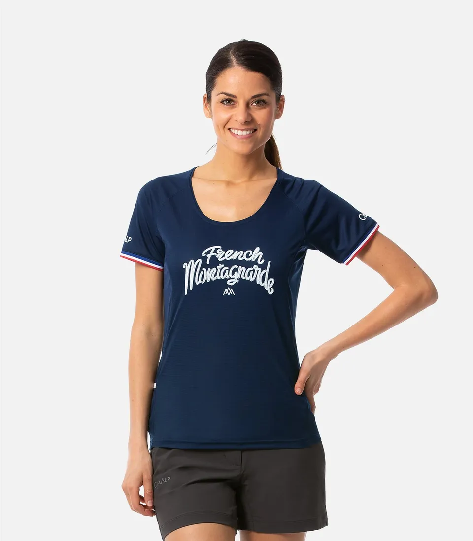 cimalp-la-fran-aise-t-shirt-trail-femme-parme-l-ger image 1