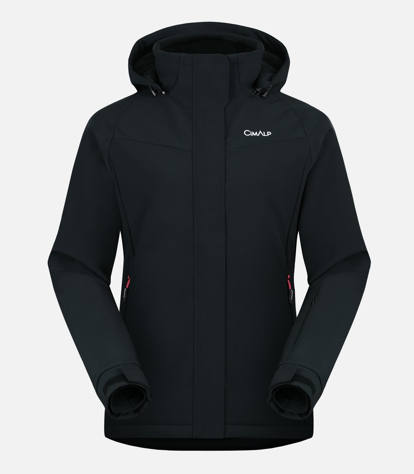 cimalp-gervais-veste-de-ski-femme-bordeaux-stretch-polaire image 2