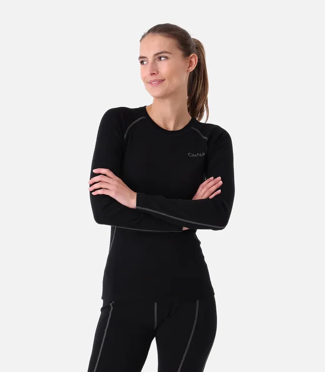 cimalp-wool-top-200-f-sous-v-tement-m-rinos-noir-m image 1