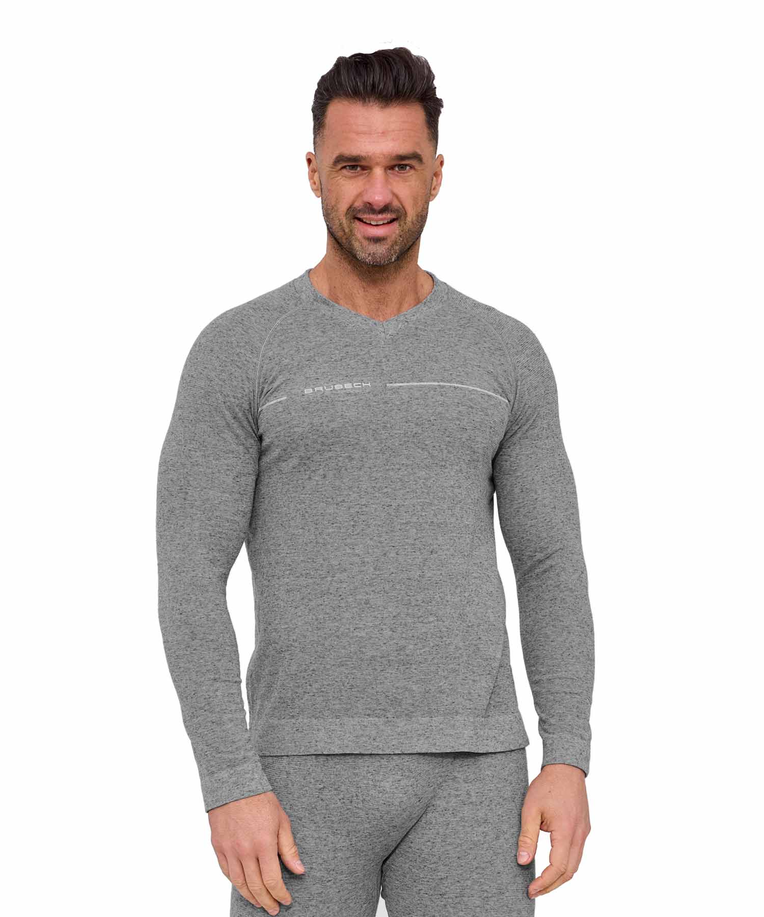 brubeck-comfort-night-t-shirt-pyjama-homme-manches-longues-lin image 7