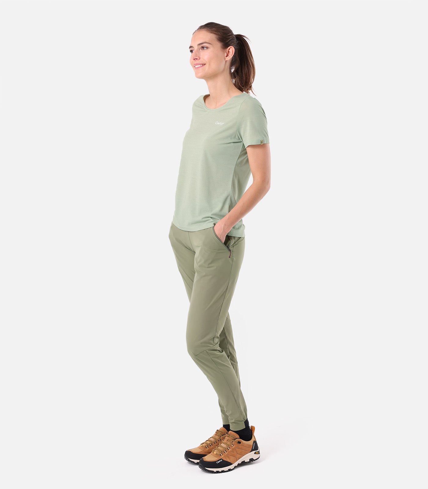 cimalp-oche-f-pantalon-randonn-e-femme-kaki-stretch image 5