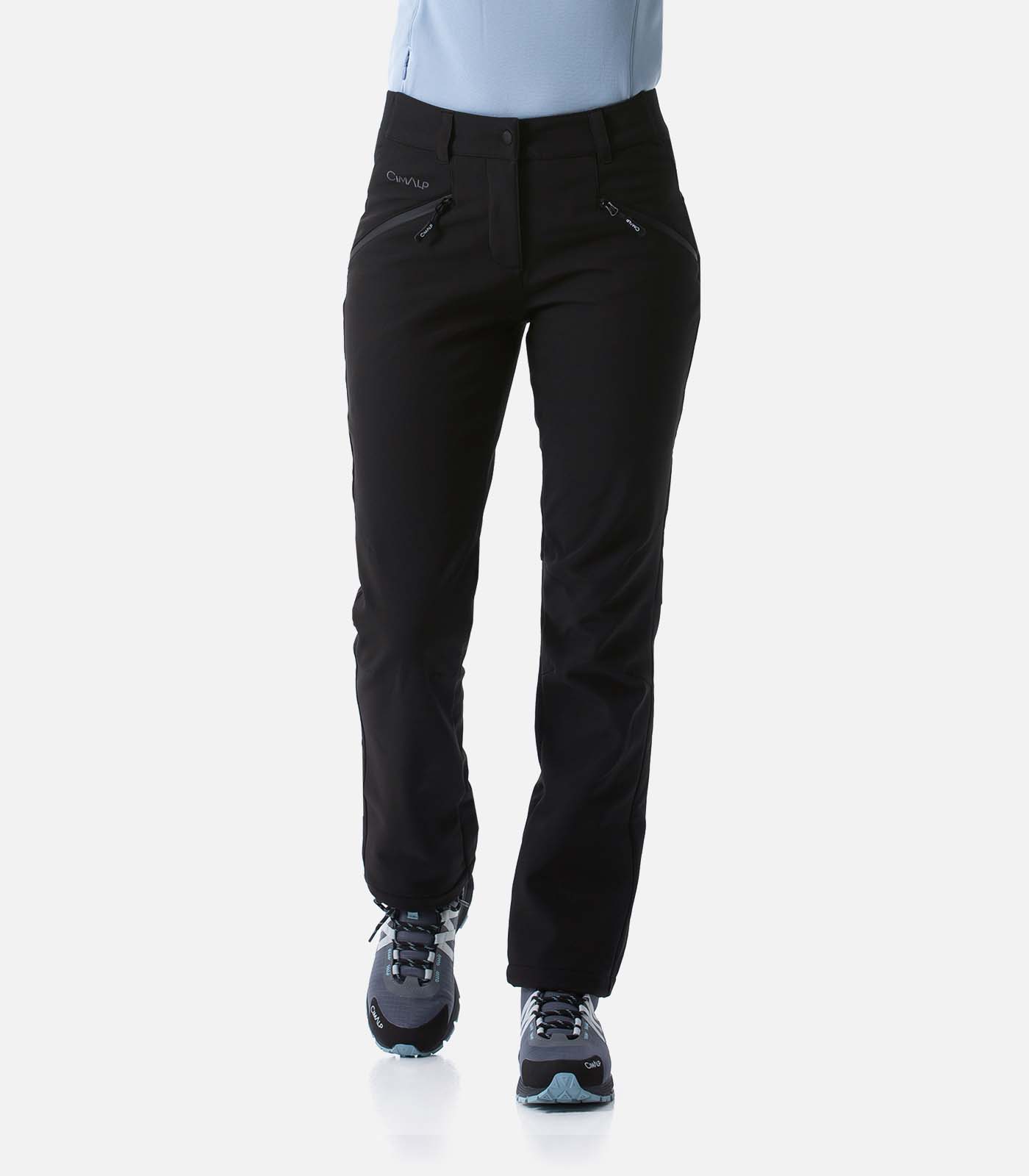 cimalp-quebec-court-2-pantalon-rando-femme-noir-polaire image 1