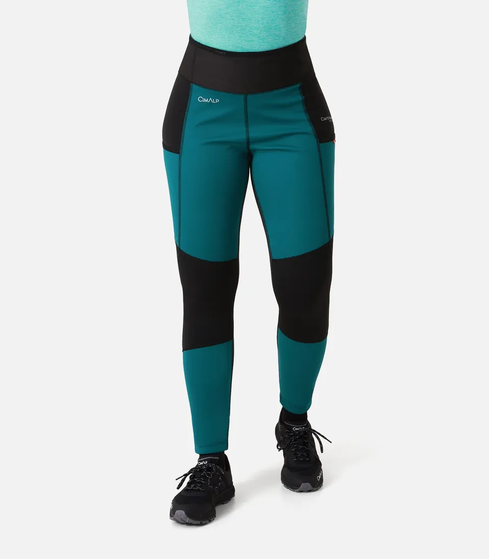 cimalp-winter-tight-4-f-collant-trail-femme-bleu-coupe-vent image 1