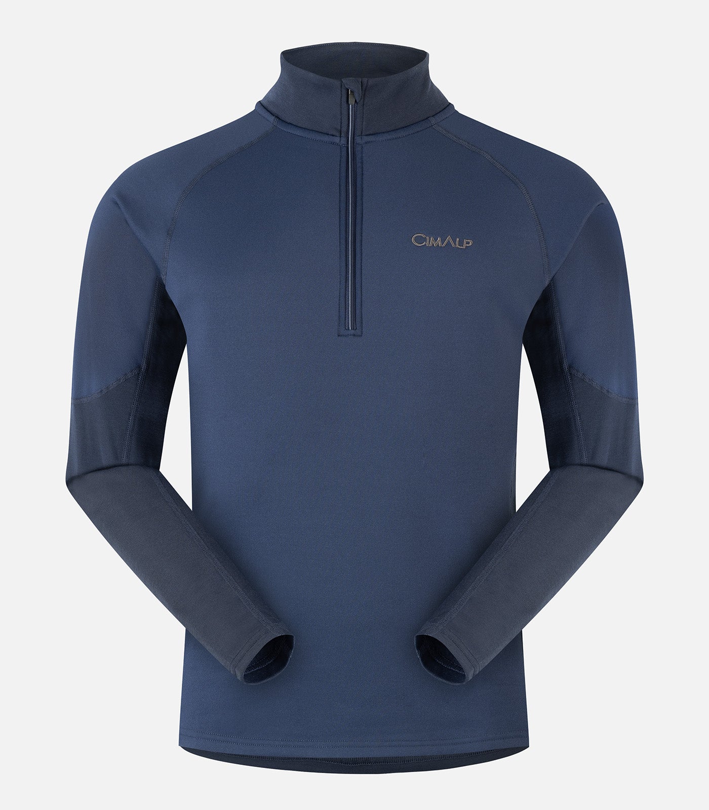 cimalp-x-warm-zip-5-h-sous-v-tement-thermique-noir-m-chaud image 2