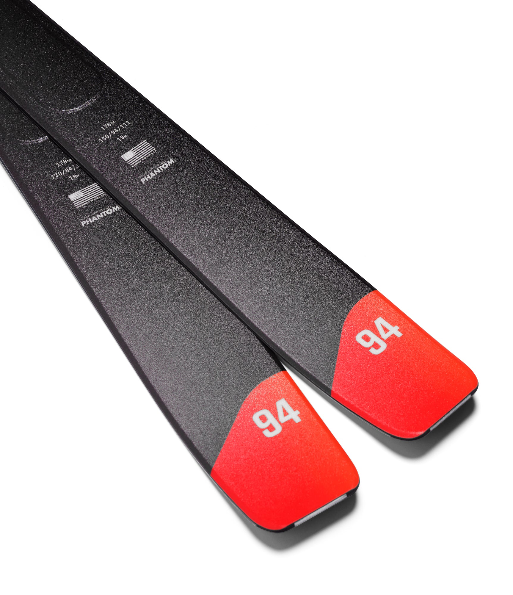 dps-pisteworks-94-ski-piste-178cm-noir-papaya image 3