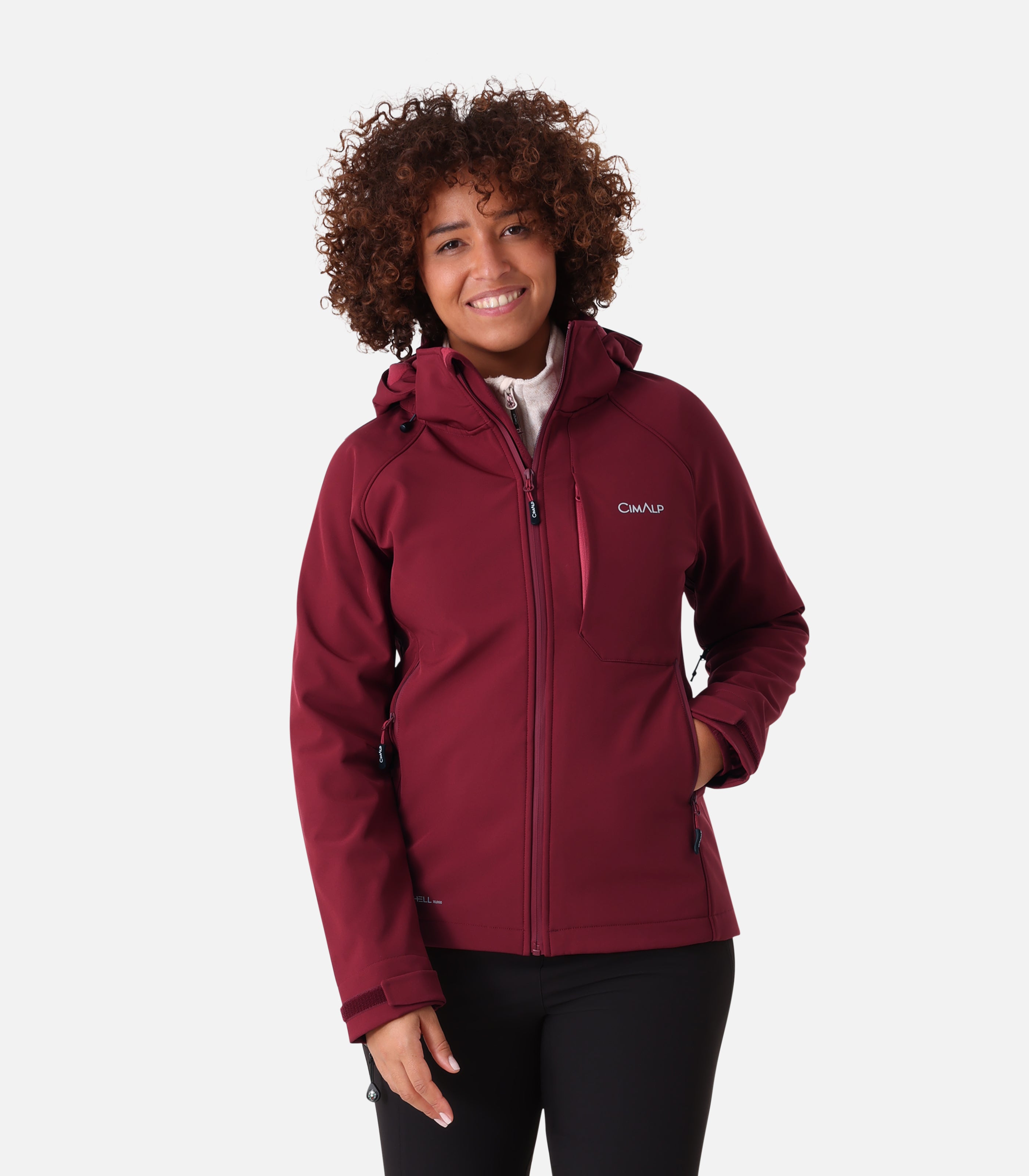 cimalp-energy-6-f-veste-softshell-femme-bordeaux-stretch image 7