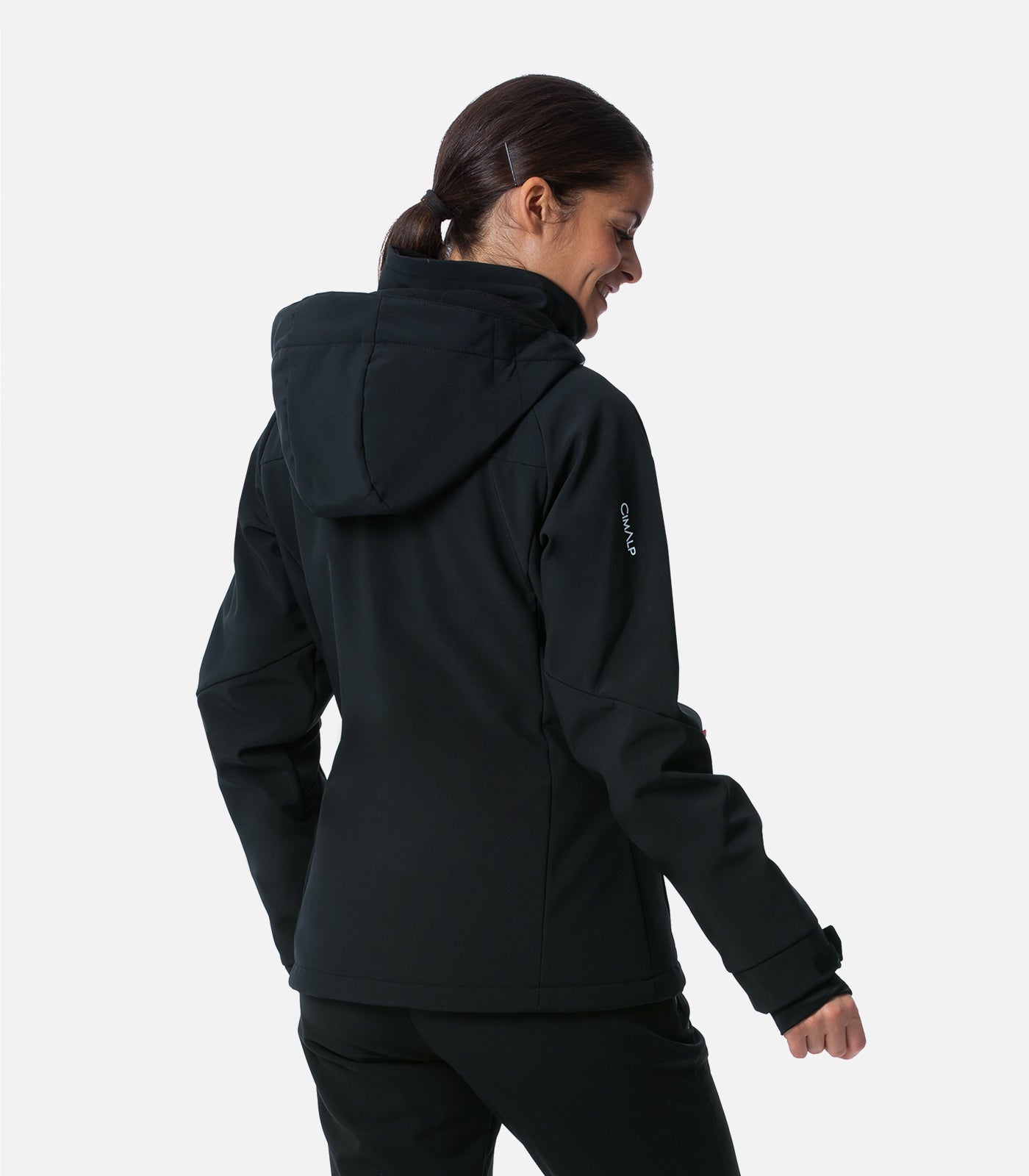 cimalp-gervais-veste-de-ski-femme-bordeaux-stretch-polaire image 4