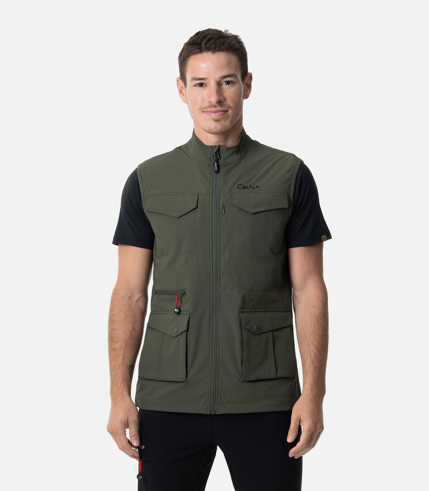 cimalp-ayers-rock-3-h-gilet-randonn-e-homme-kaki-poches image 1