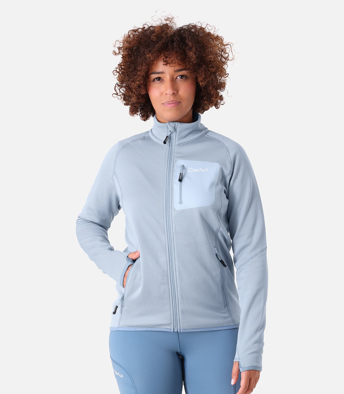cimalp-bernaude-2-f-veste-polaire-femme-noire-stretch image 1