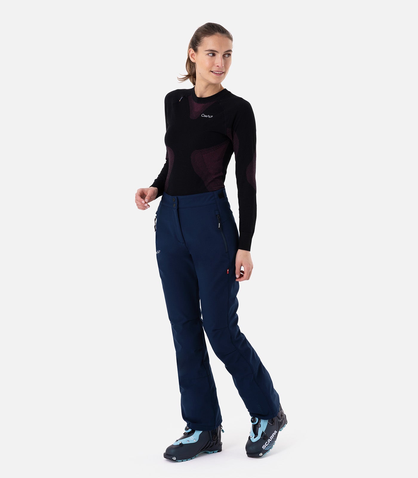 cimalp-snow-pant-court-5-f-pantalon-ski-court-noir image 6