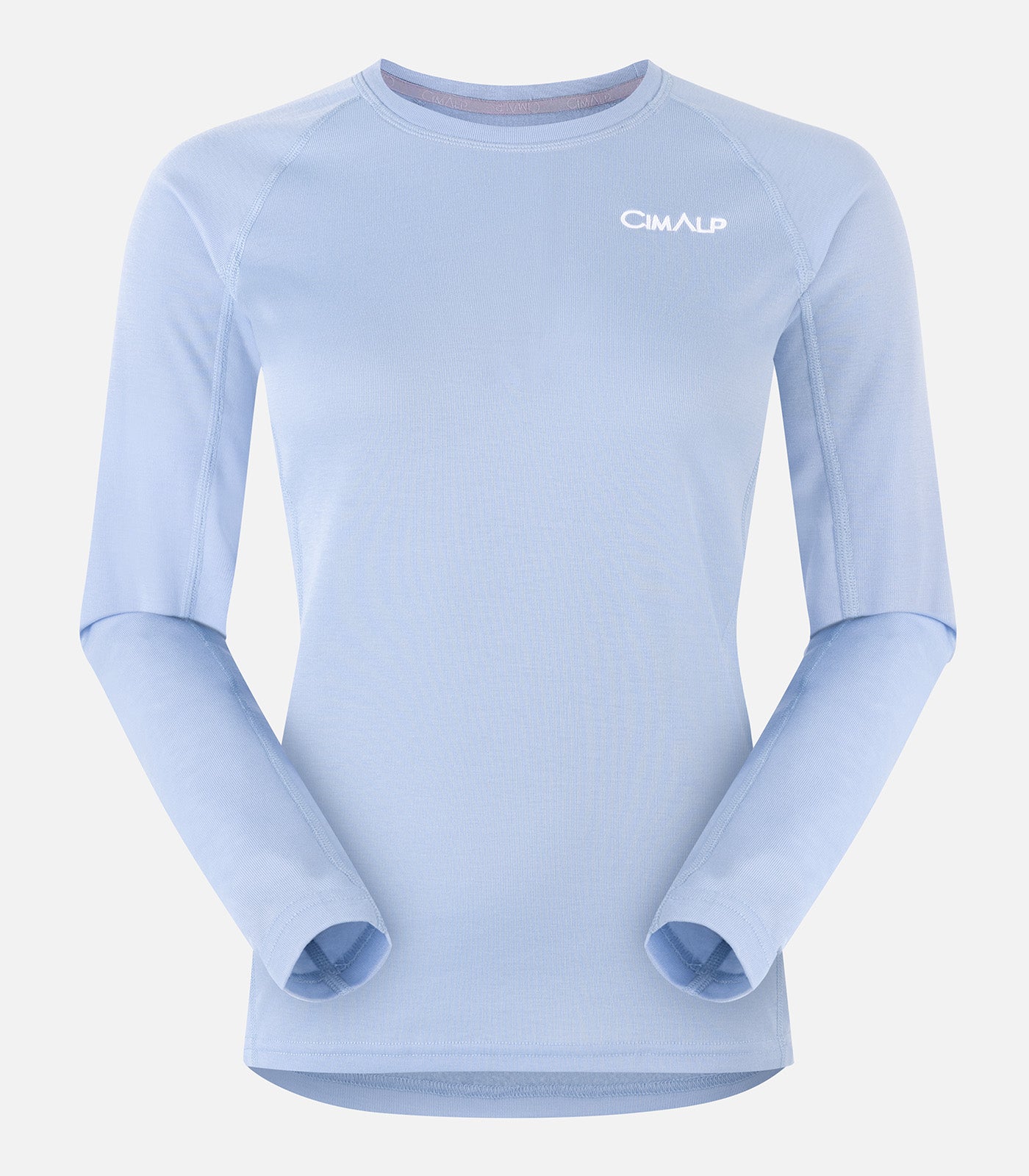 cimalp-warm-top-5-f-haut-thermique-femme-noir-col-rond image 2