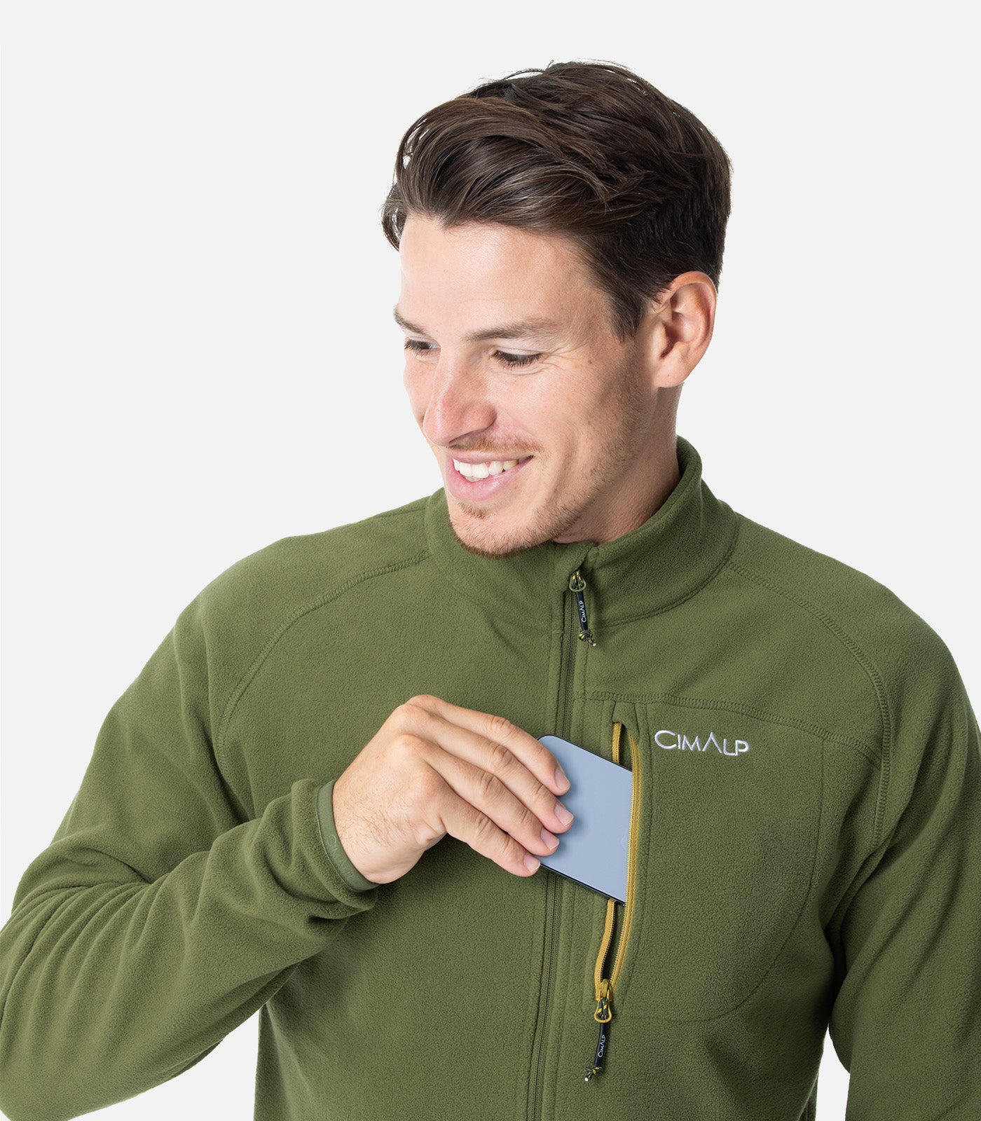 cimalp-artic-5-h-polaire-kaki-homme-outlet image 6
