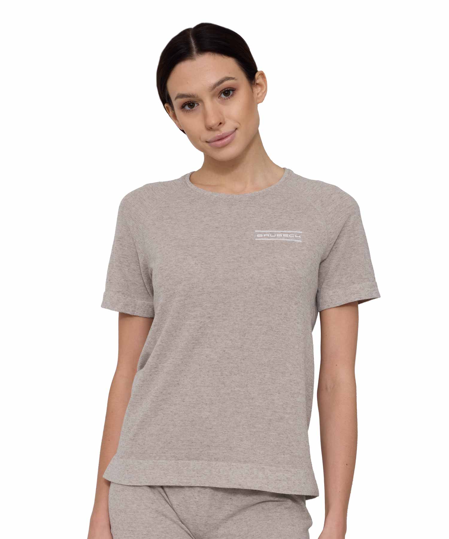 brubeck-comfort-night-femme-t-shirt-pyjama-lin-manches-courtes image 7
