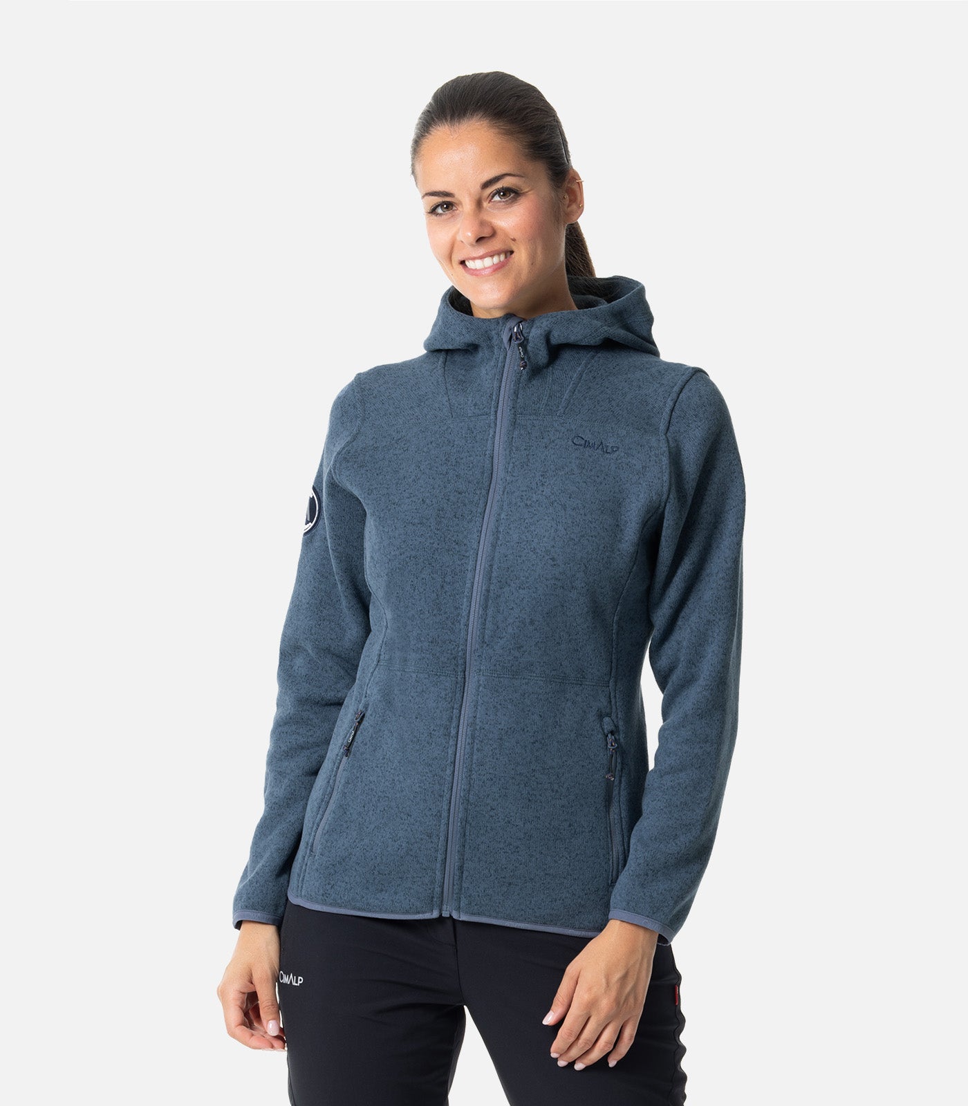 cimalp-veymont-4-f-veste-polaire-prune-m-capuche image 1