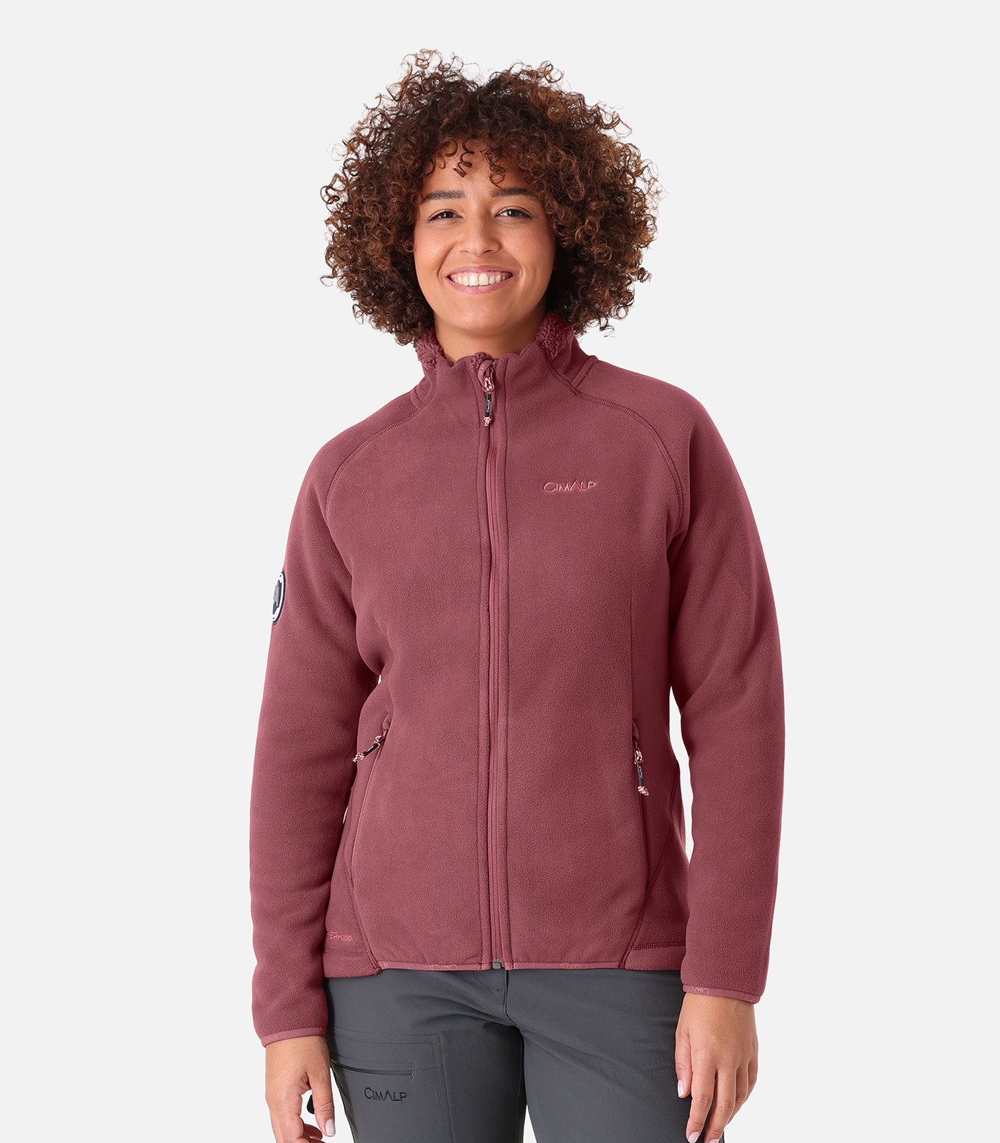 cimalp-norv-ge-6-f-polaire-femme-vert-fonc-chaude image 7