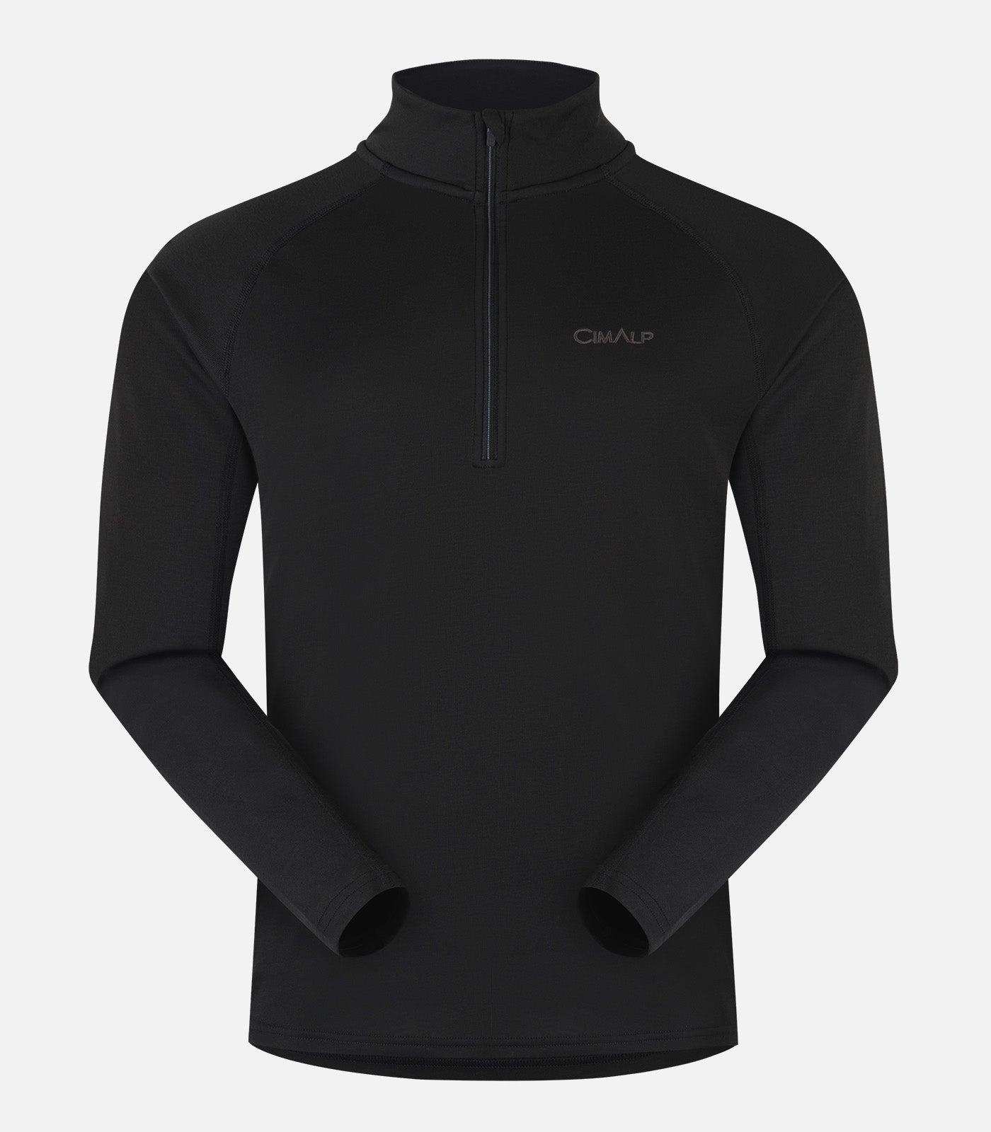 cimalp-warm-zip-5-h-sous-v-tement-thermique-homme-noir image 7