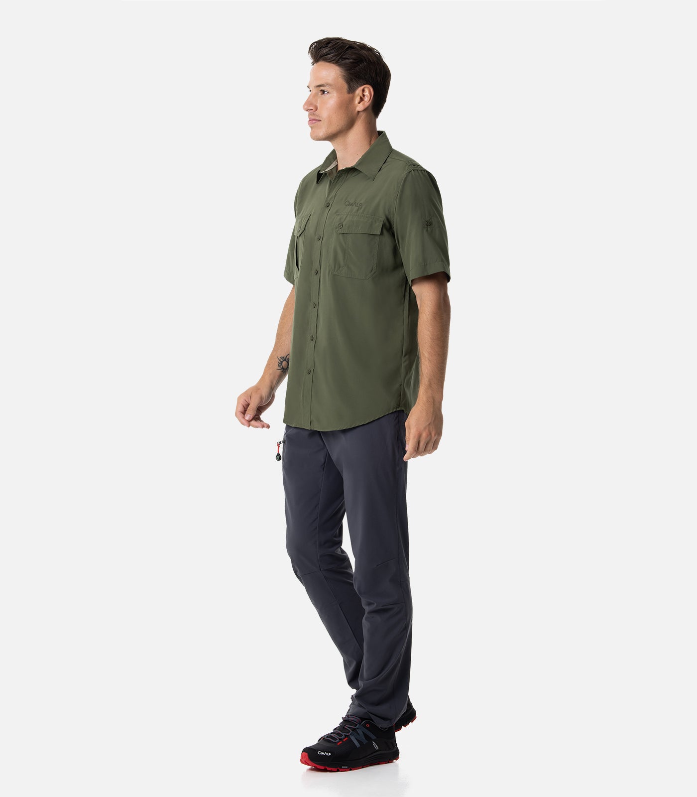 cimalp-anton-4-h-chemise-randonn-e-homme-kaki-uv image 3