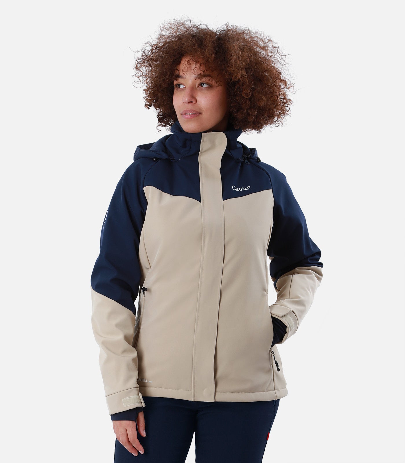cimalp-gervais-veste-de-ski-femme-bordeaux-stretch-polaire image 8