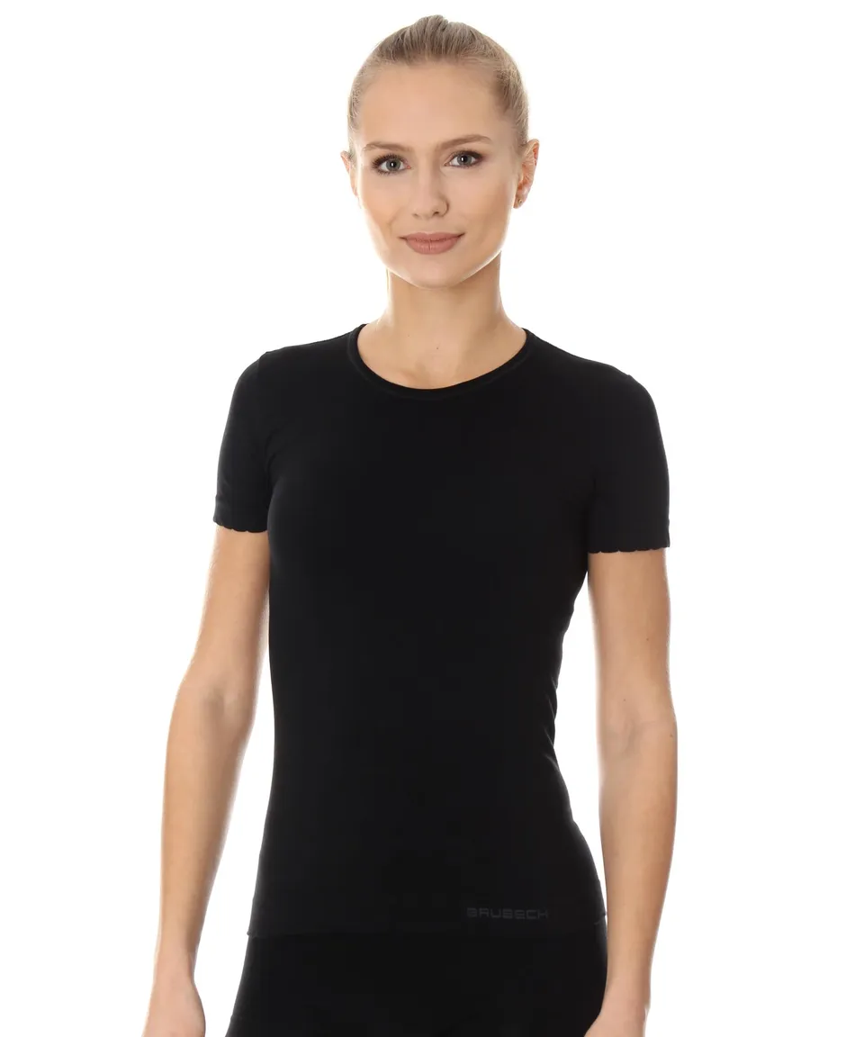 brubeck-comfort-cotton-t-shirt-coton-femme-manche-courte image 1