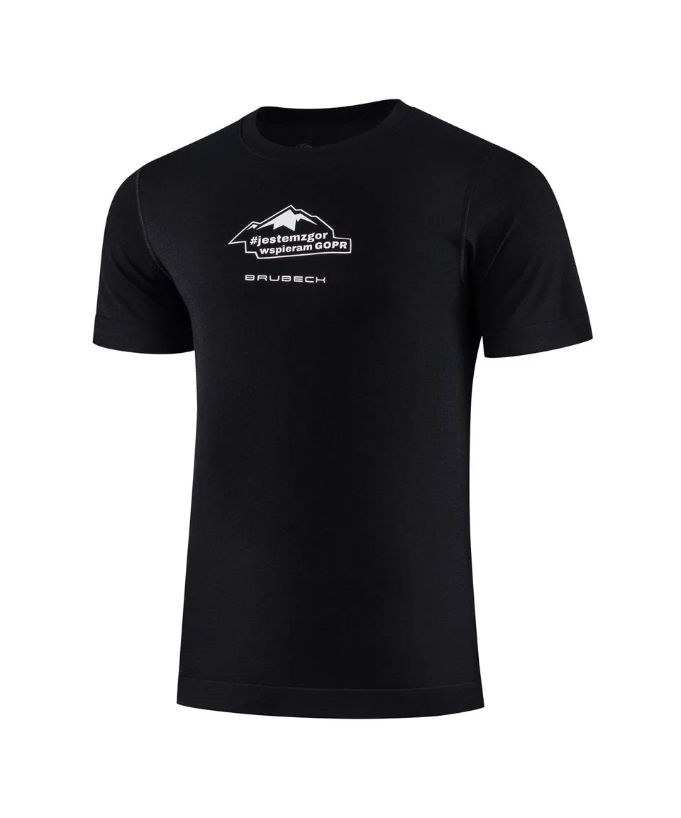 brubeck-outdoor-wool-pro-gopr-t-shirt-homme-merinos-manches-courtes image 1