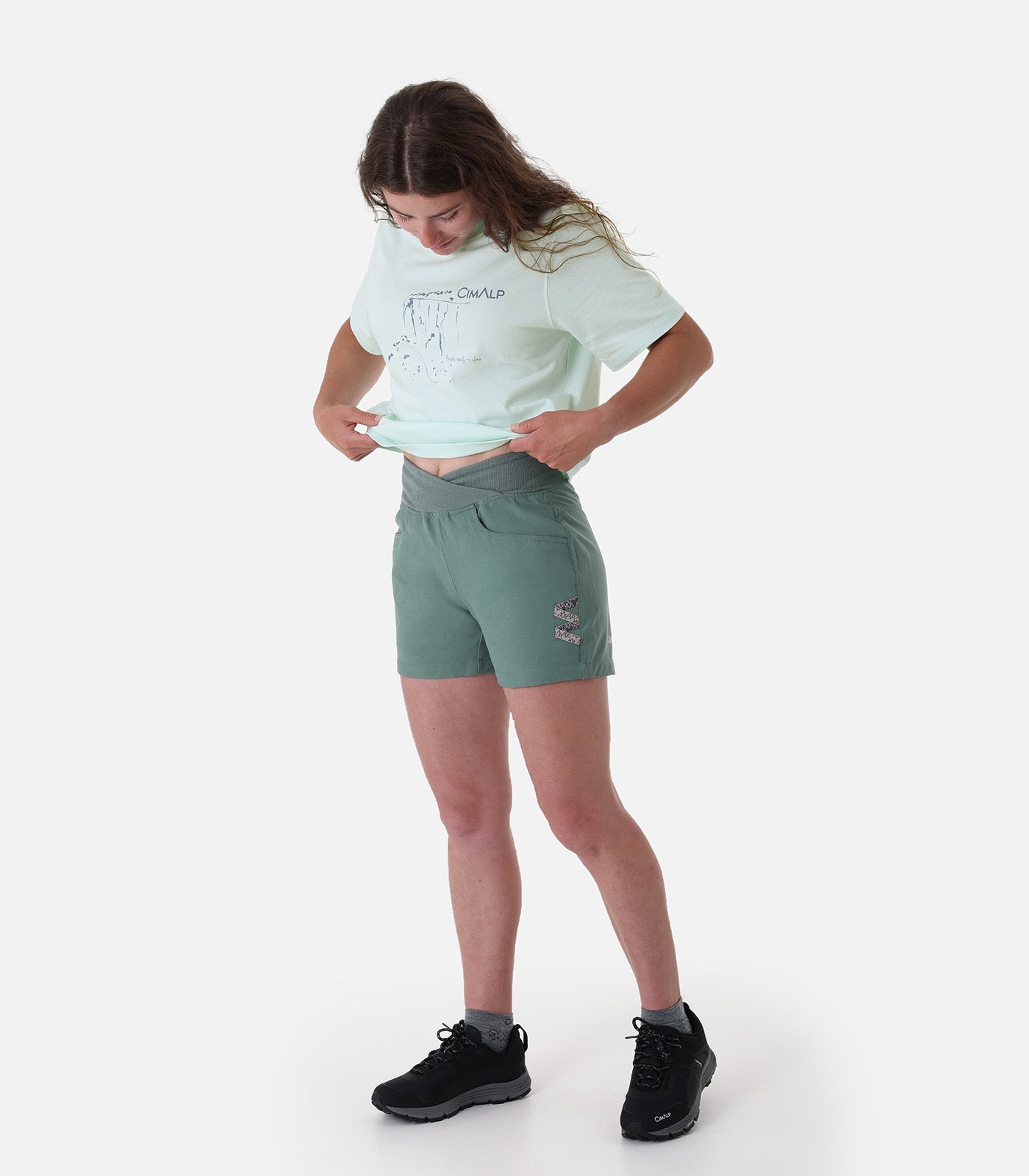 cimalp-ossau-f-short-escalade-femme-bleu-stretch-r-sistant image 8