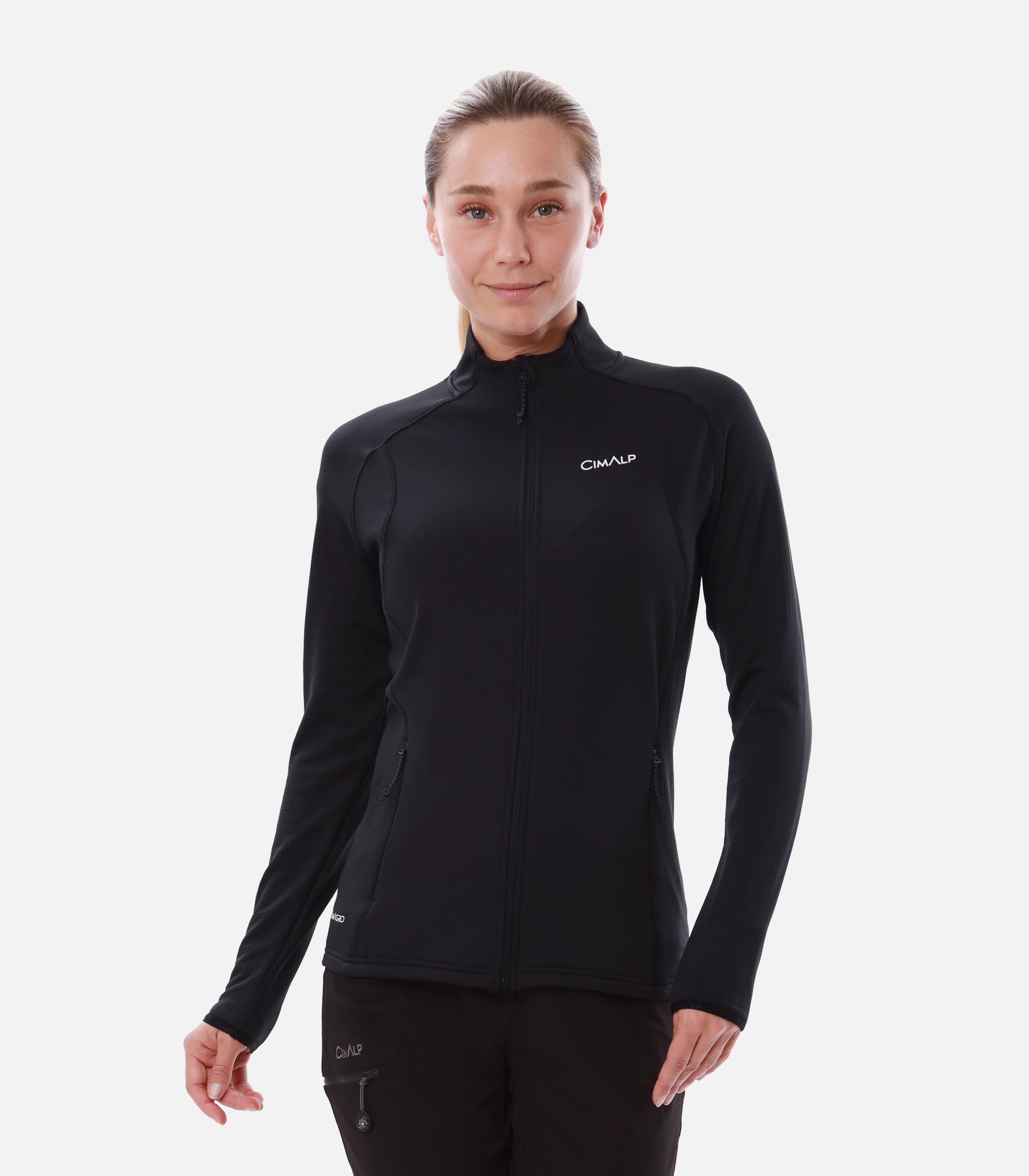 cimalp-bisanne-f-veste-polaire-femme-rouge-m-respirante image 1