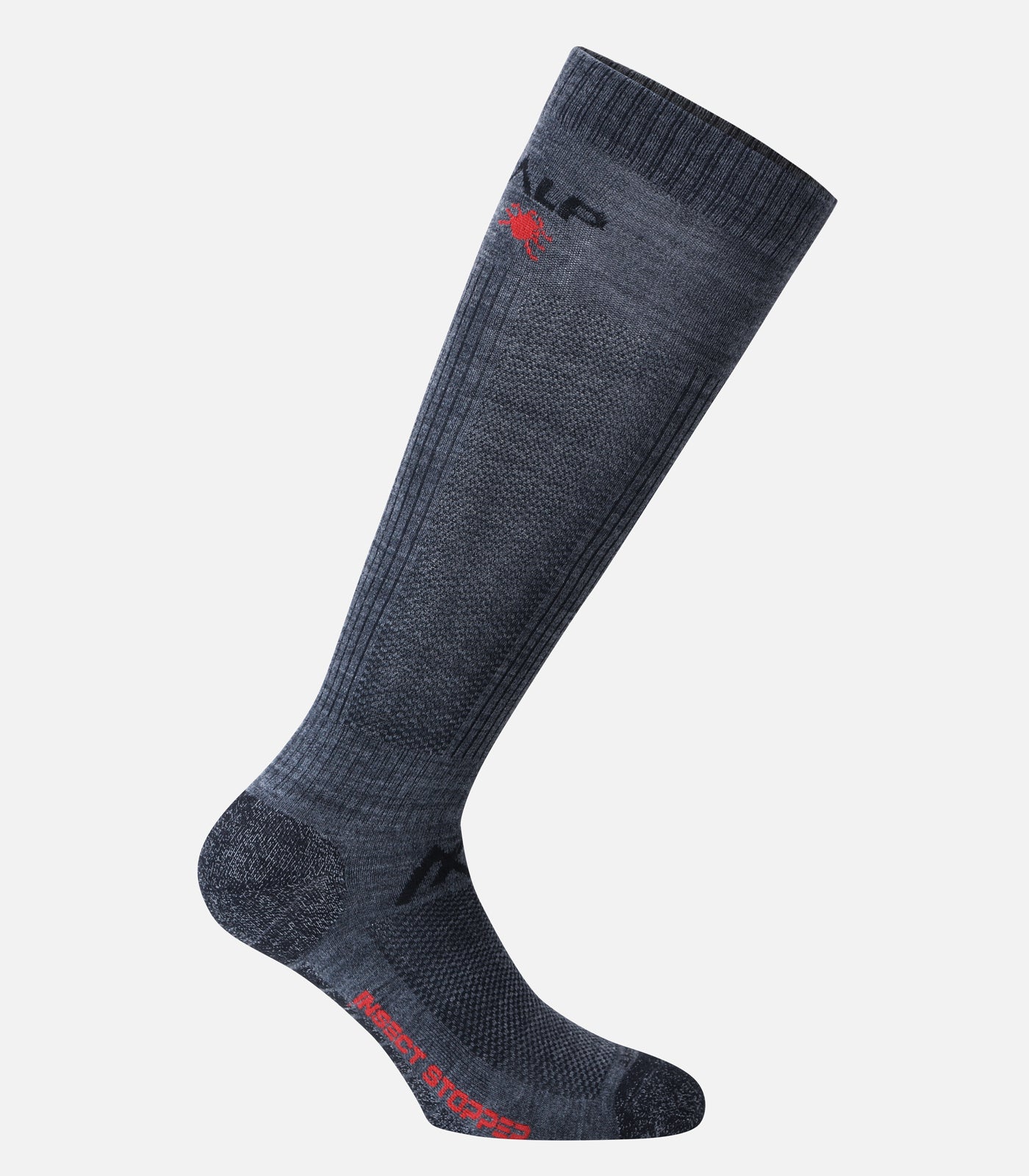 cimalp-protect-chaussettes-randonn-e-hautes-noir-anti-tiques image 2