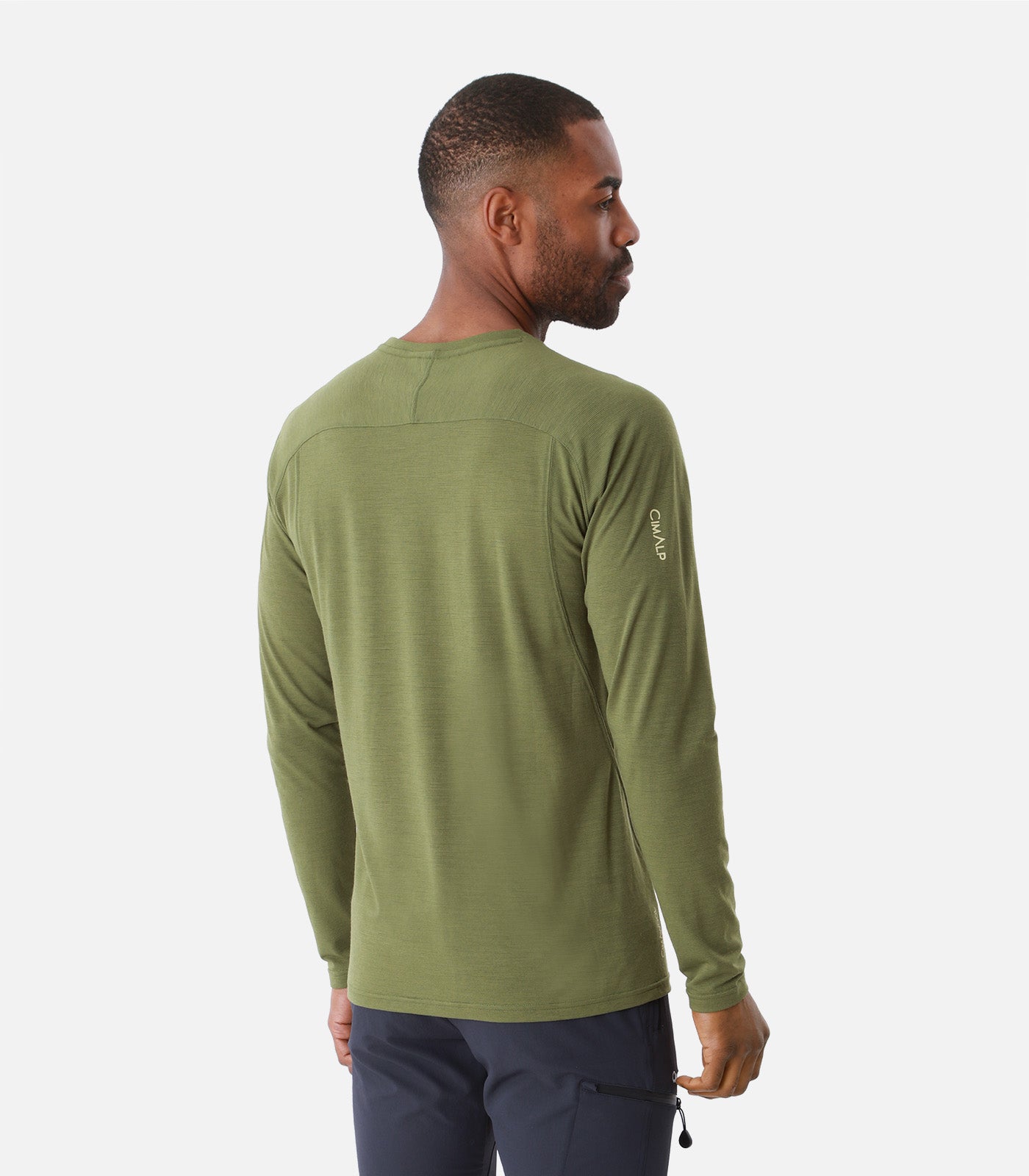 cimalp-charvin-3-h-t-shirt-rando-homme-bordeaux image 4
