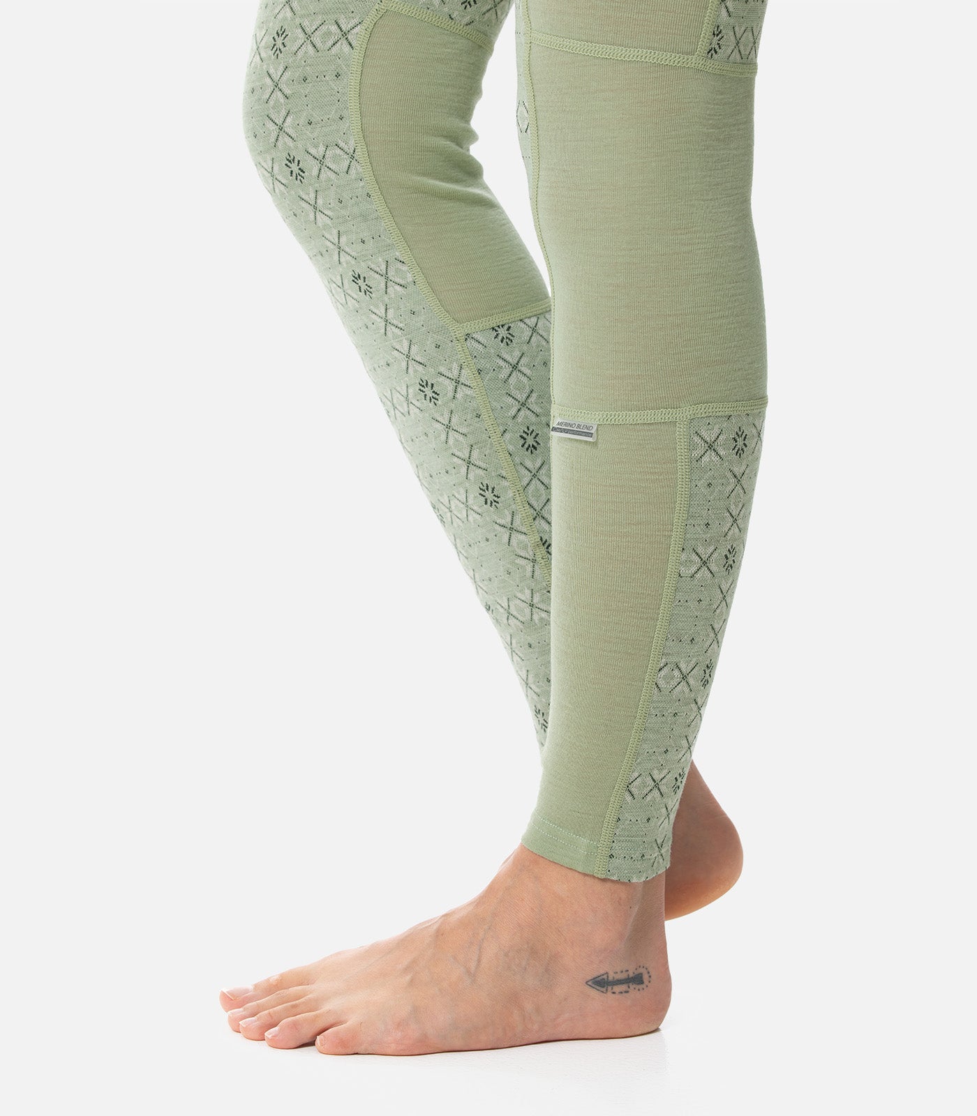 cimalp-wool-pant-f-collant-thermique-femme-gris image 6