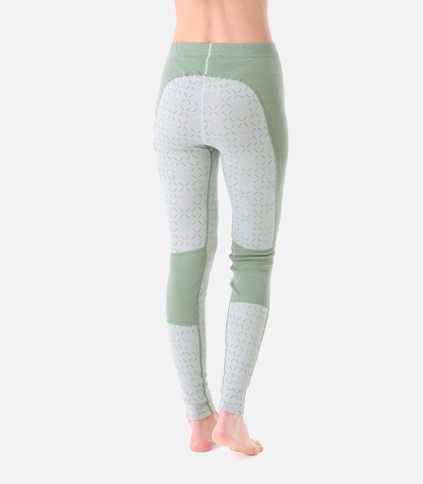 cimalp-wool-pant-f-collant-thermique-femme-vert-m-rinos image 3