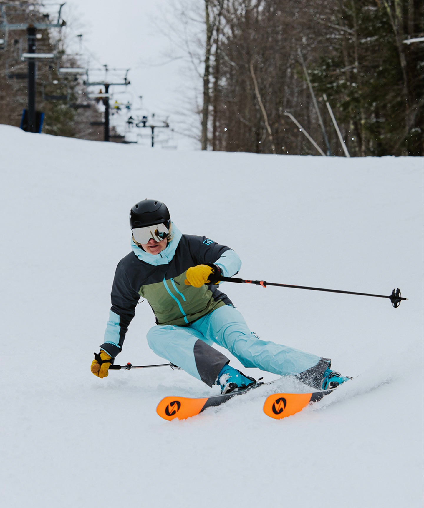 dps-strafe-scarlett-3l-pantalon-ski-bib-femme-arctic-blue-m image 2